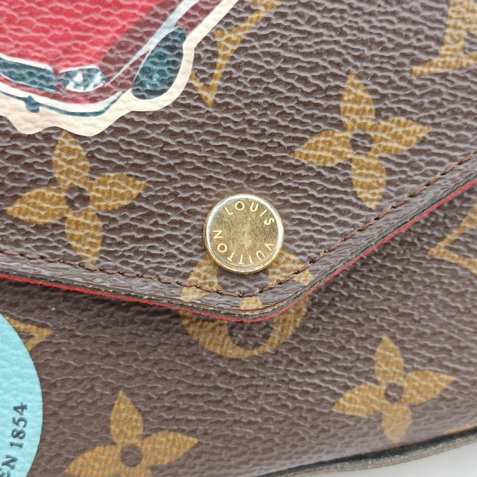 Pre-owned Louis Vuitton Felicie Pochette Brown×Multicolor Monogram Canvas M62145 shoulderbag | stylenewstar