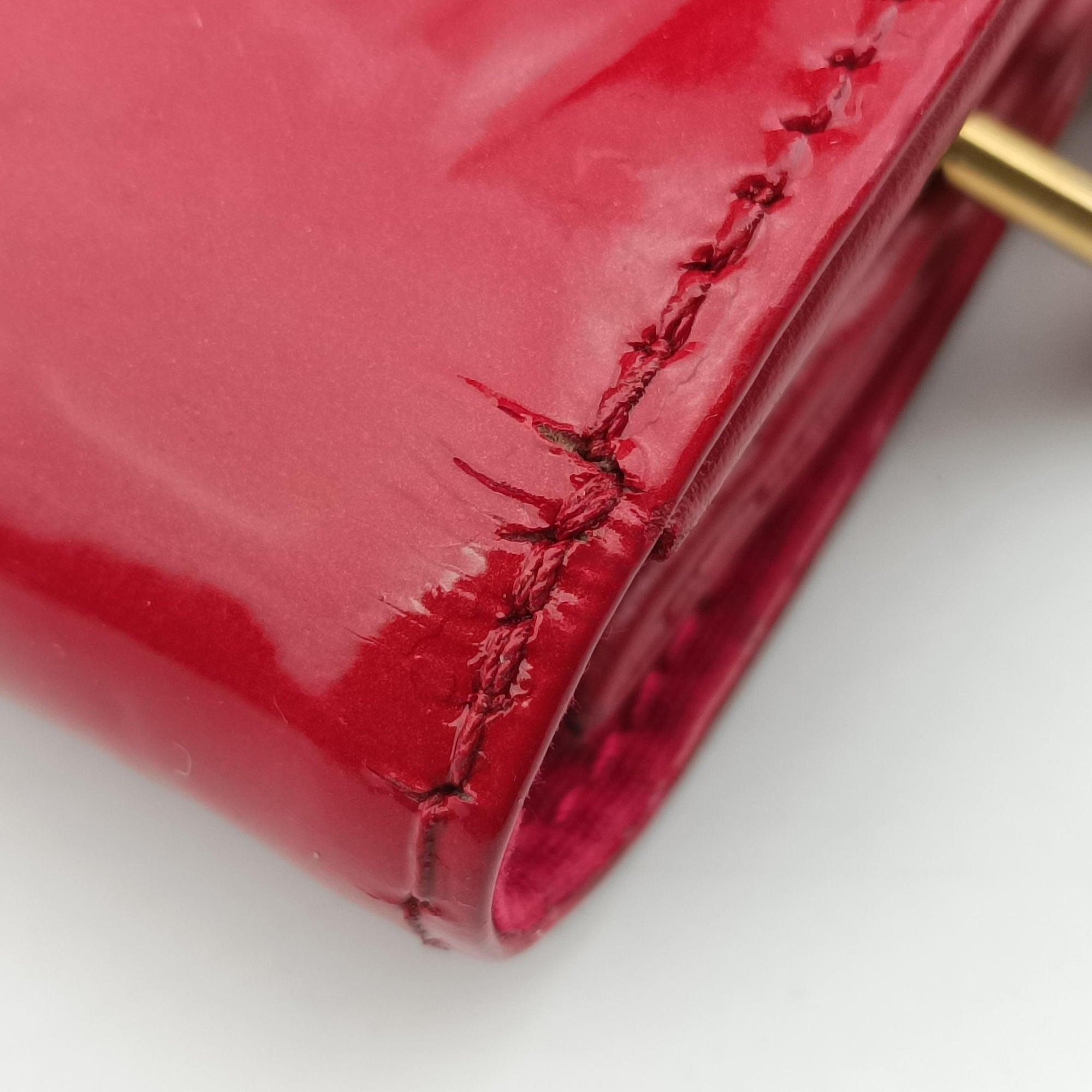 Pre-owned Louis Vuitton Belle Air Pomme d'Amour Vernis M93614 shoulderbag | stylenewstar