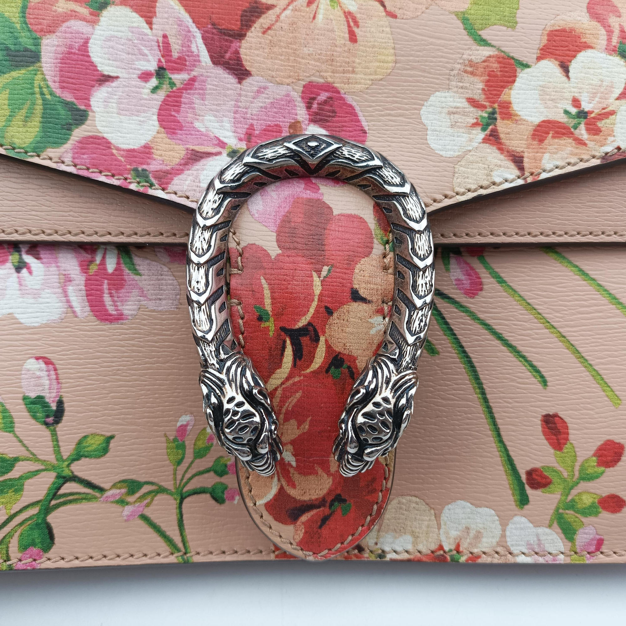 Pre-owned Gucci Dionysus Pink×multi Leather 400249 shoulderbag | stylenewstar