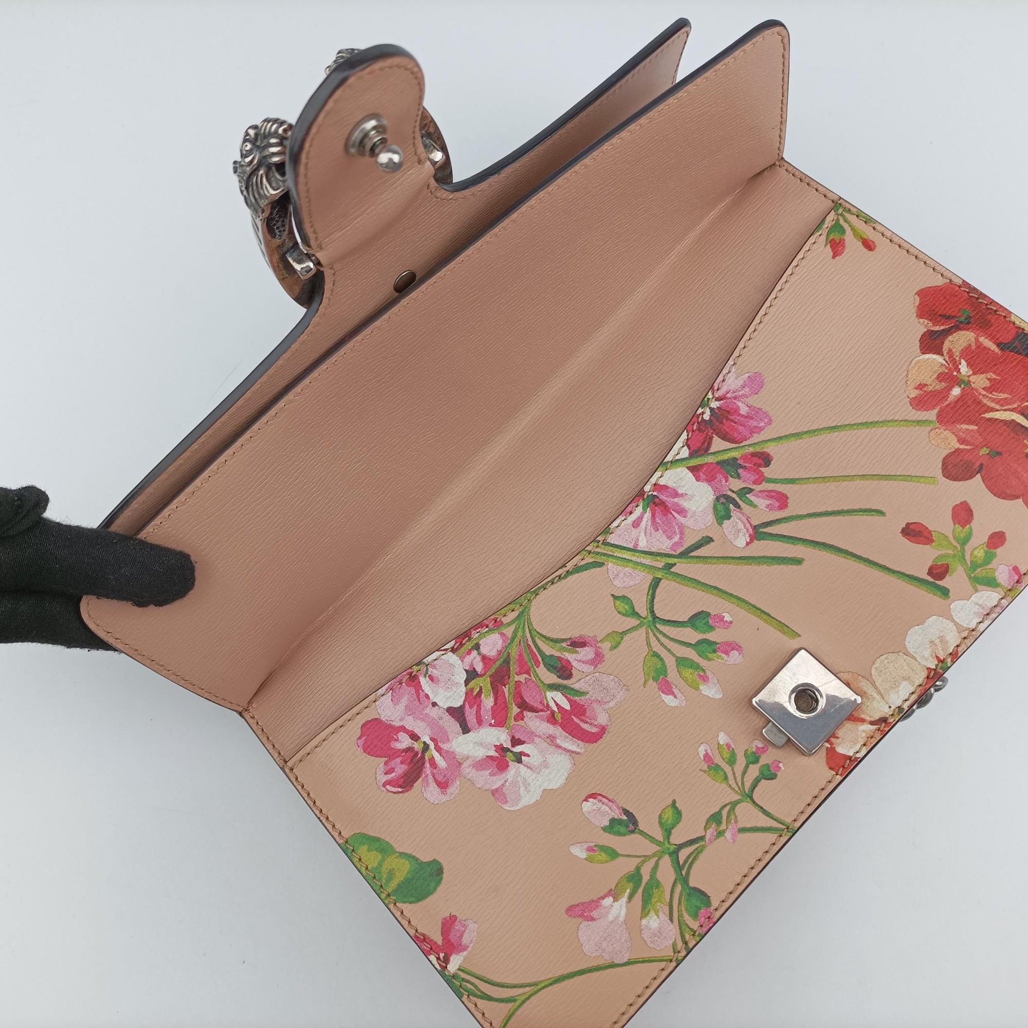 Pre-owned Gucci Dionysus Pink×multi Leather 400249 shoulderbag | stylenewstar