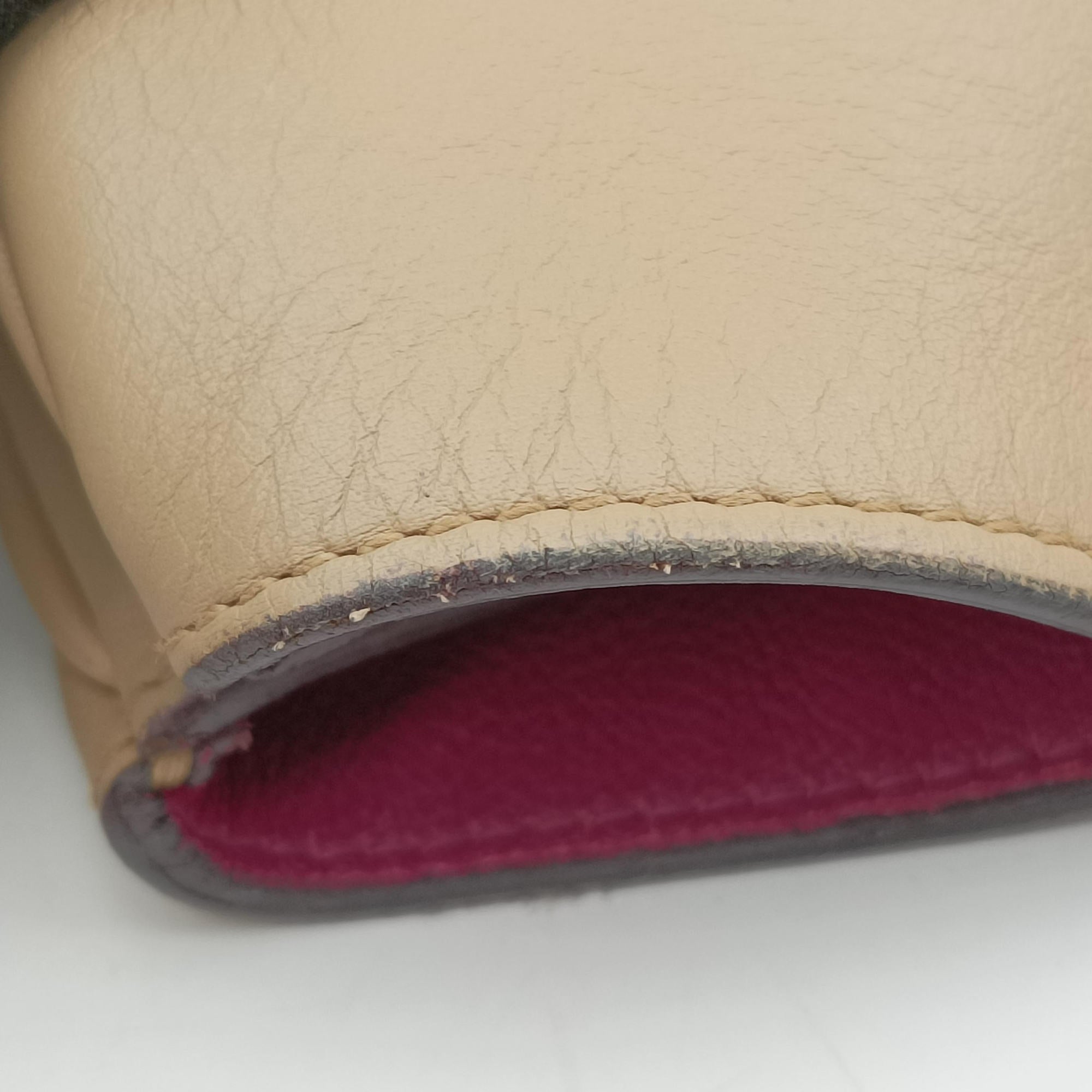 Vintage Christian Dior Diorissimo Beige Leather  shoulderbag | stylenewstar