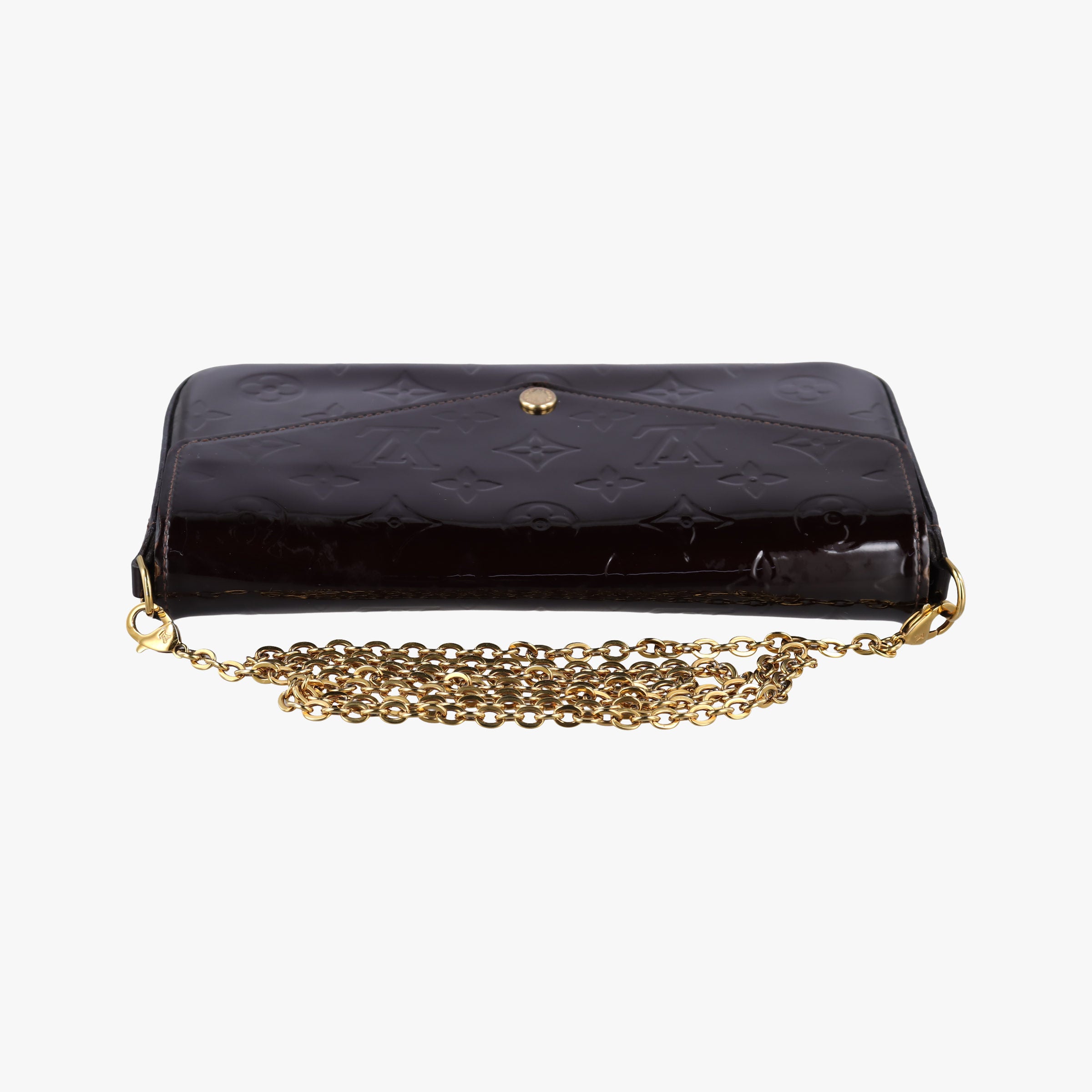 Secondhand Louis Vuitton Pochette Felice Amarante Vernis M64579 shoulderbag | stylenewstar