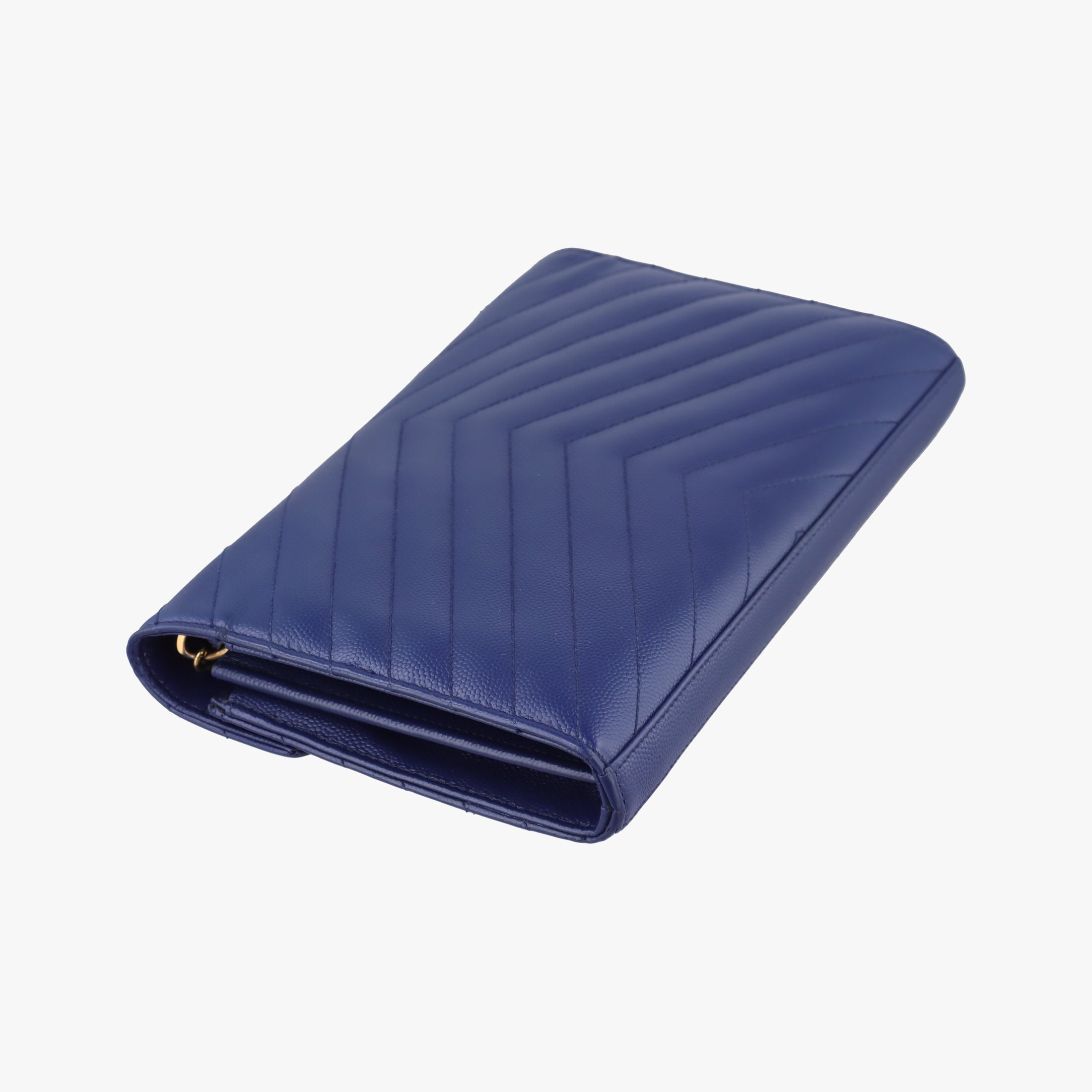 Vintage Yves Saint Laurent MONOGRAM Navy Caviar 377828 shoulderbag | stylenewstar