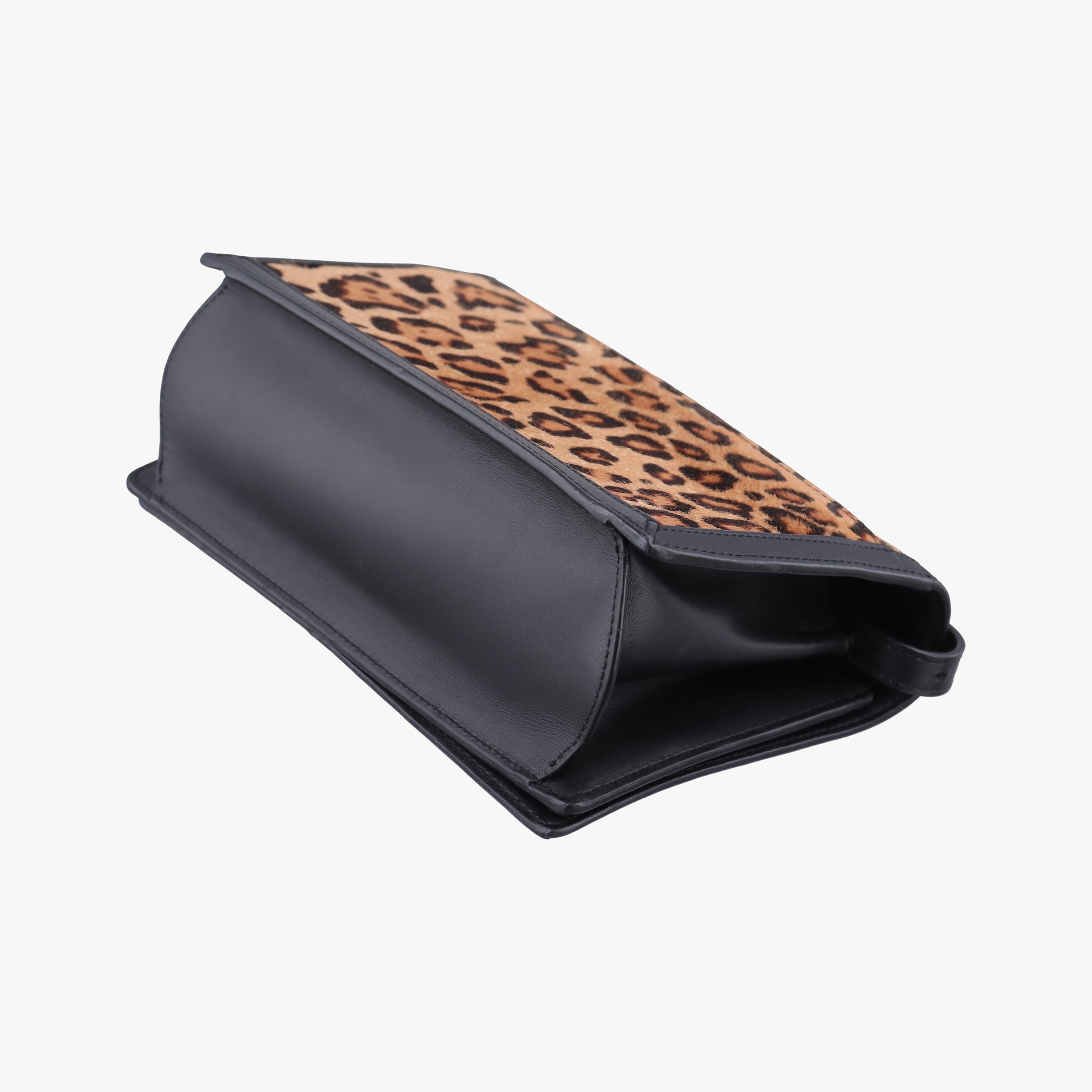 Pre-owned Loewe Barcelona Brown ponyhair×Calf  shoulderbag | stylenewstar