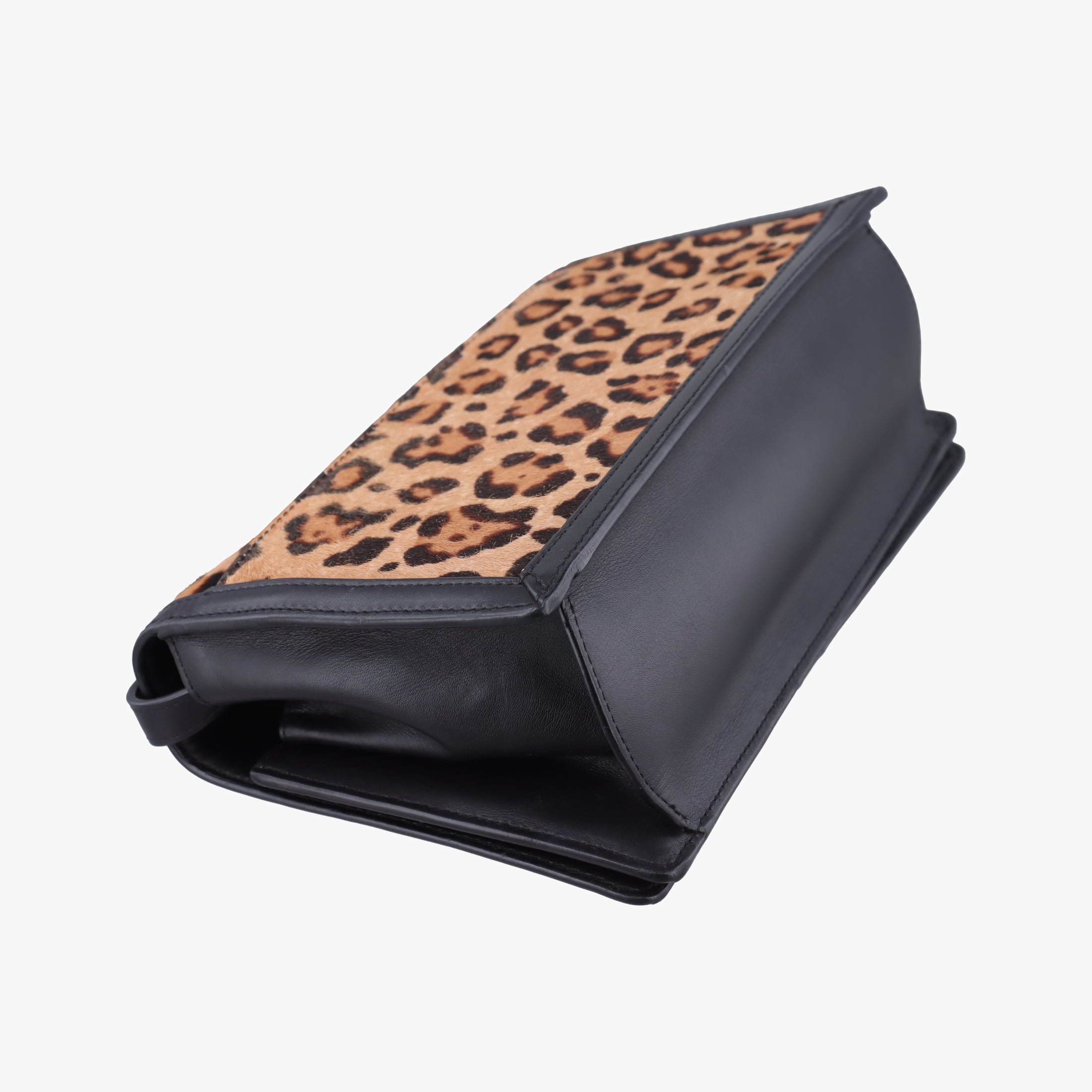Pre-owned Loewe Barcelona Brown ponyhair×Calf  shoulderbag | stylenewstar