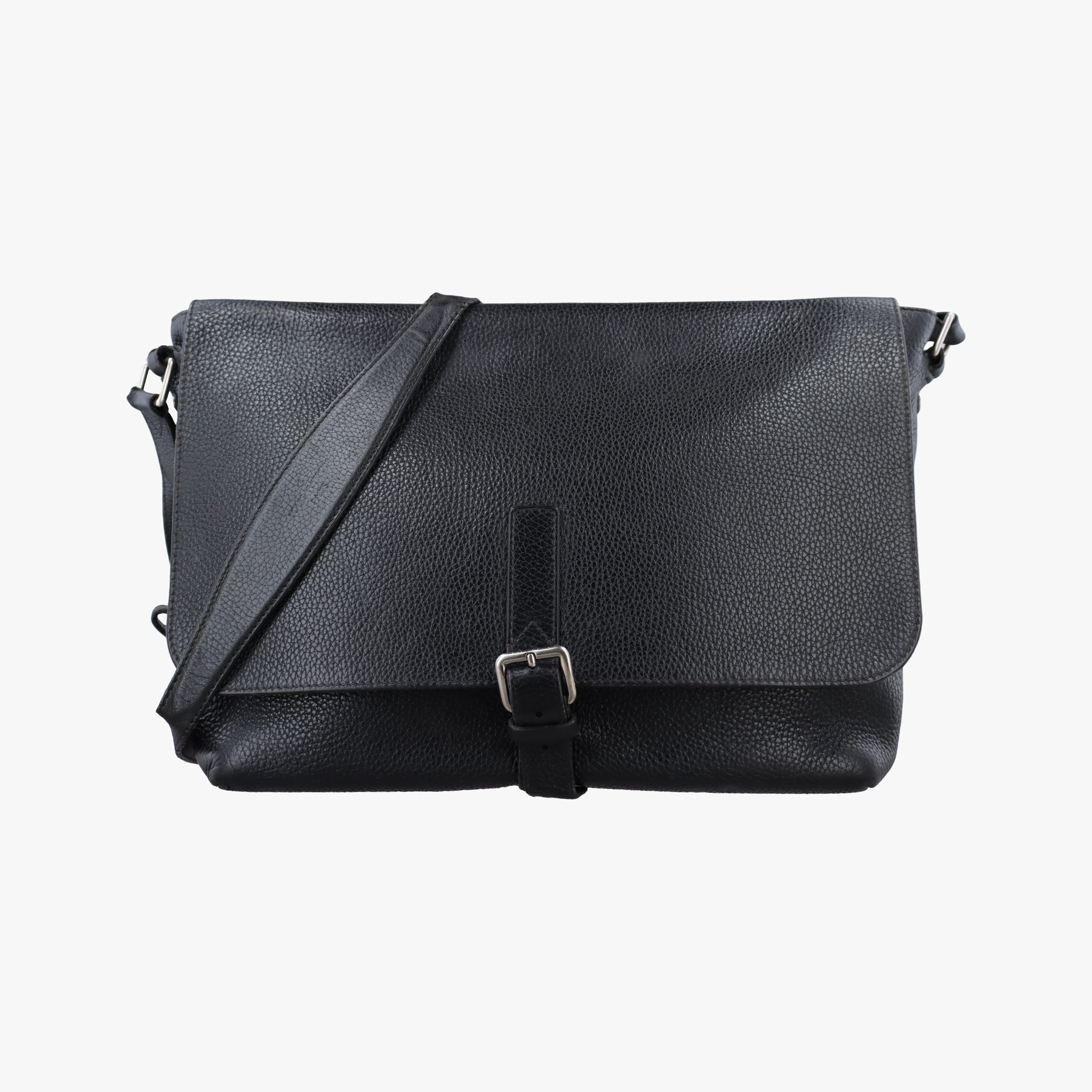 Pre-owned Louis Vuitton Marius ブラック Taurillon Leather M54015 shoulderbag | stylenewstar