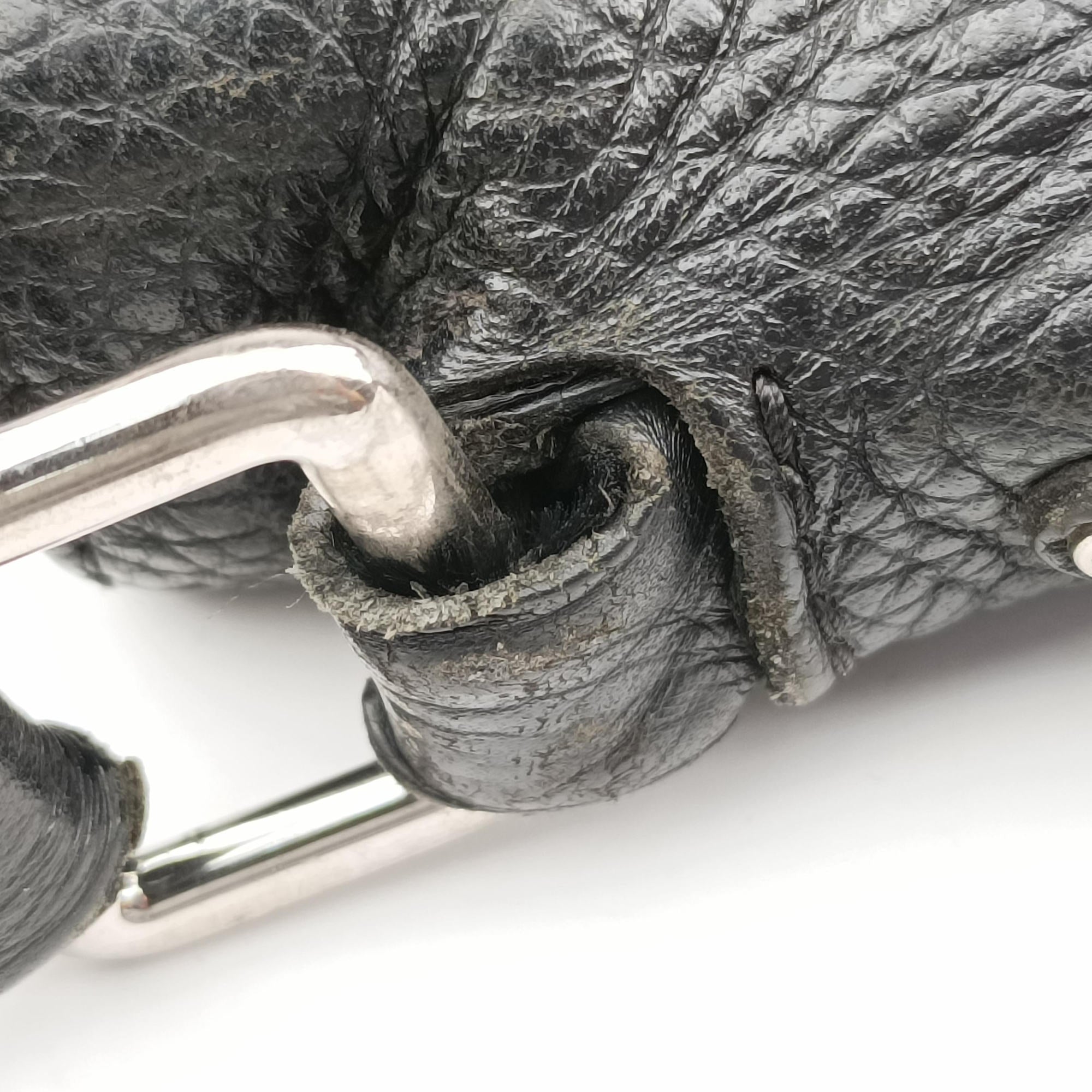 Pre-owned Louis Vuitton Marius ブラック Taurillon Leather M54015 shoulderbag | stylenewstar
