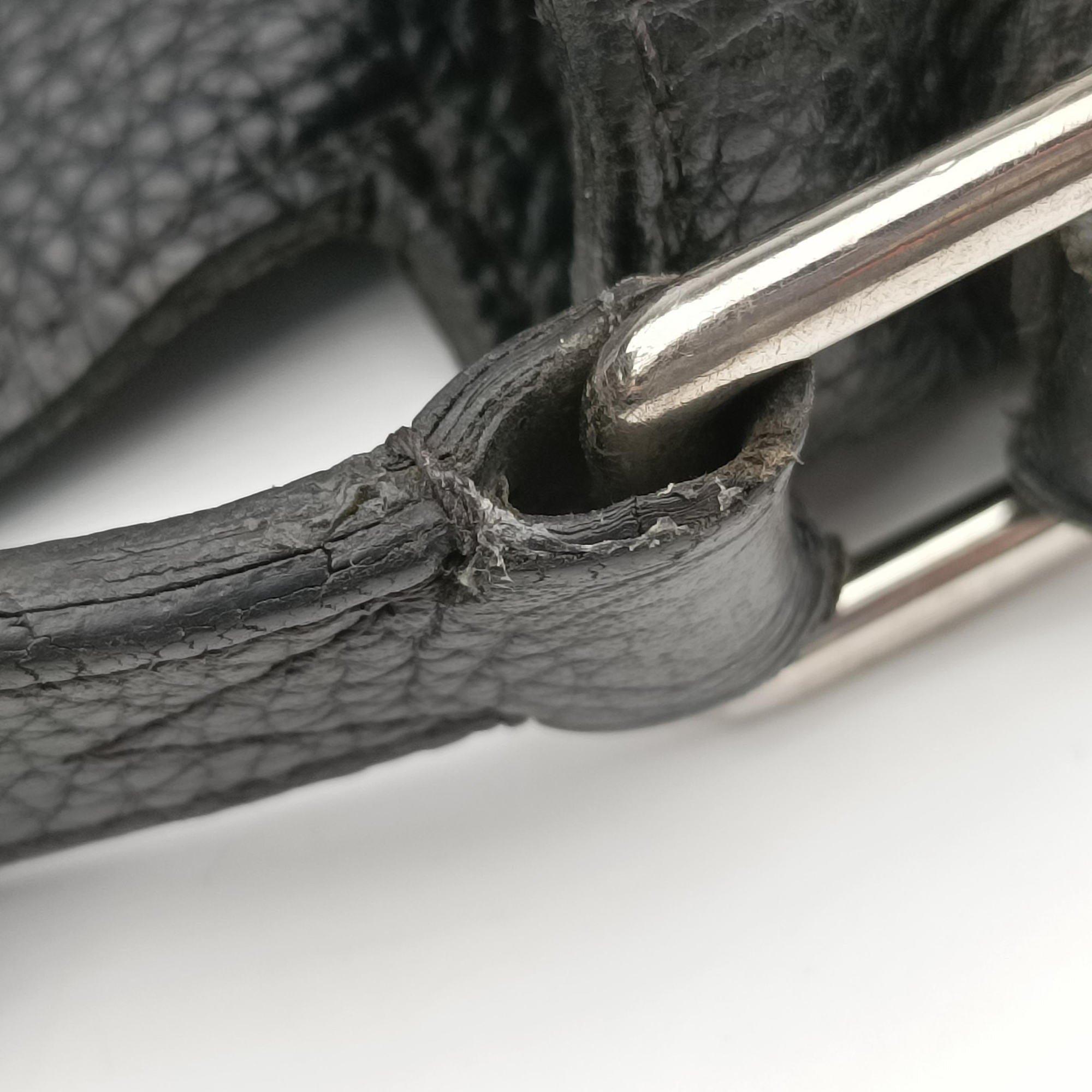 Pre-owned Louis Vuitton Marius ブラック Taurillon Leather M54015 shoulderbag | stylenewstar