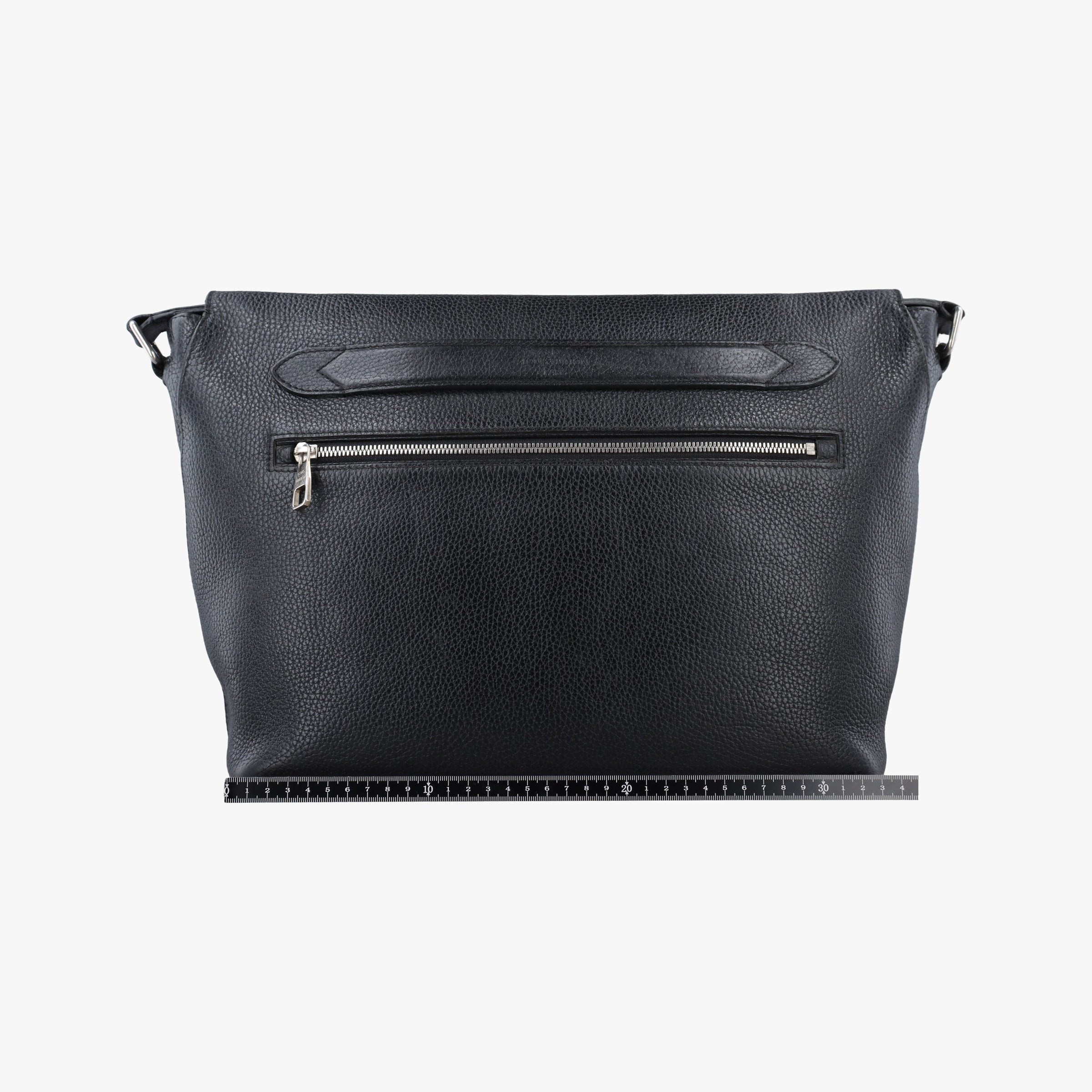 Pre-owned Louis Vuitton Marius ブラック Taurillon Leather M54015 shoulderbag | stylenewstar