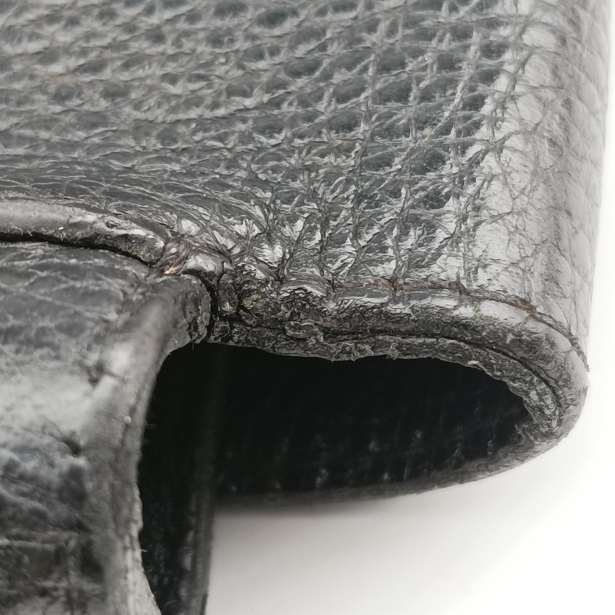 Pre-owned Louis Vuitton Marius ブラック Taurillon Leather M54015 shoulderbag | stylenewstar
