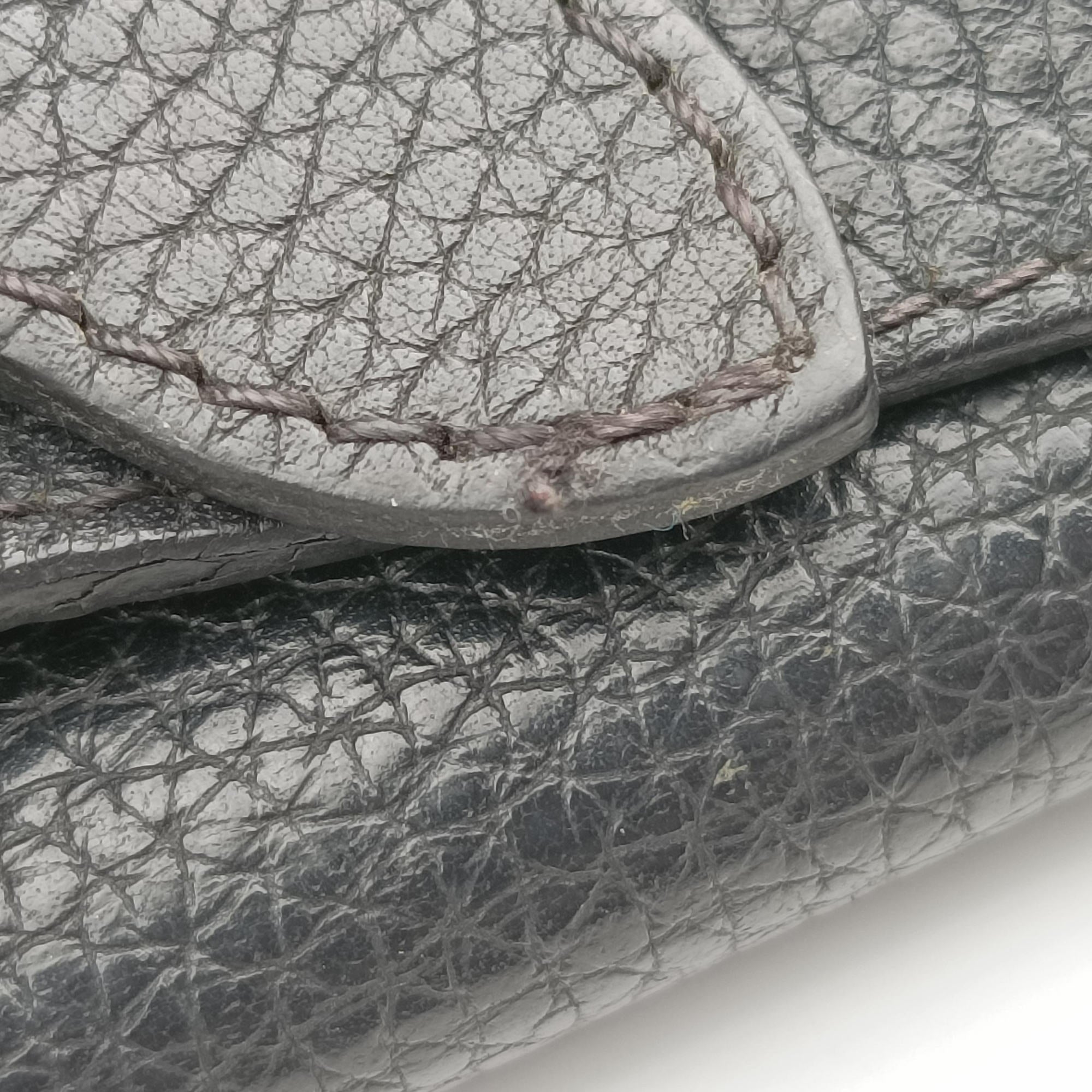 Pre-owned Louis Vuitton Marius ブラック Taurillon Leather M54015 shoulderbag | stylenewstar