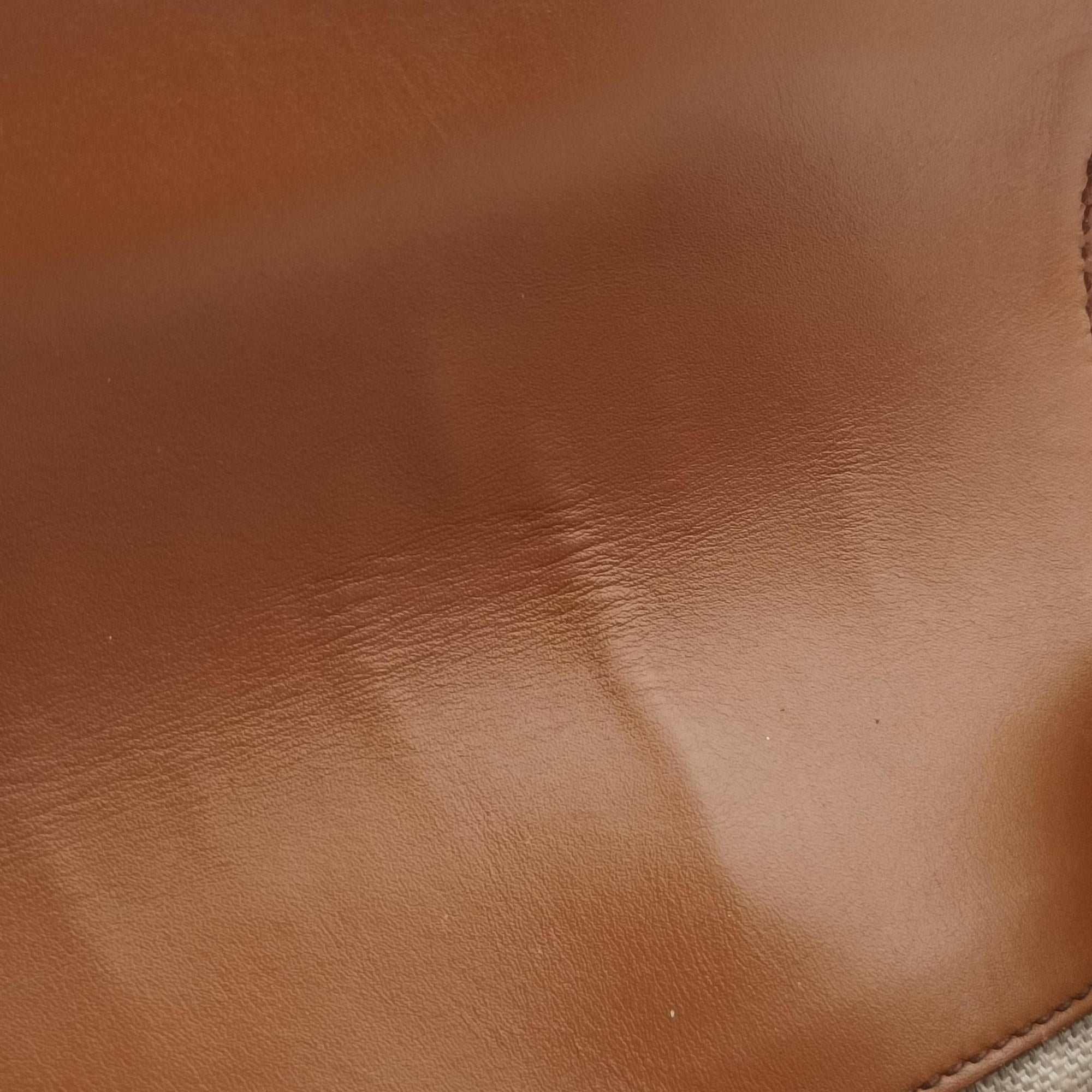 Pre-owned Gucci Lady Web Brown canvas×leather 384821 shoulderbag | stylenewstar