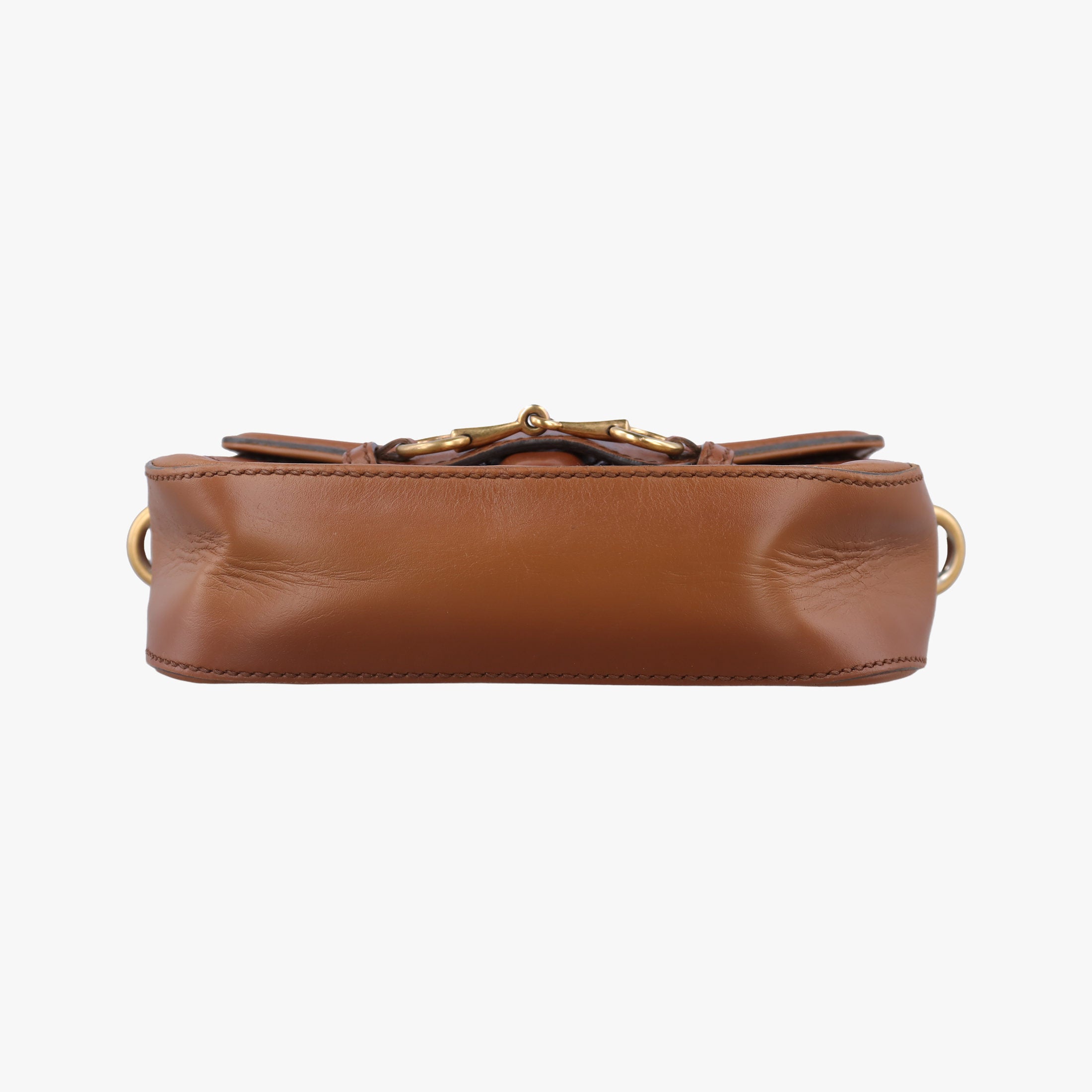 Pre-owned Gucci Lady Web Brown canvas×leather 384821 shoulderbag | stylenewstar