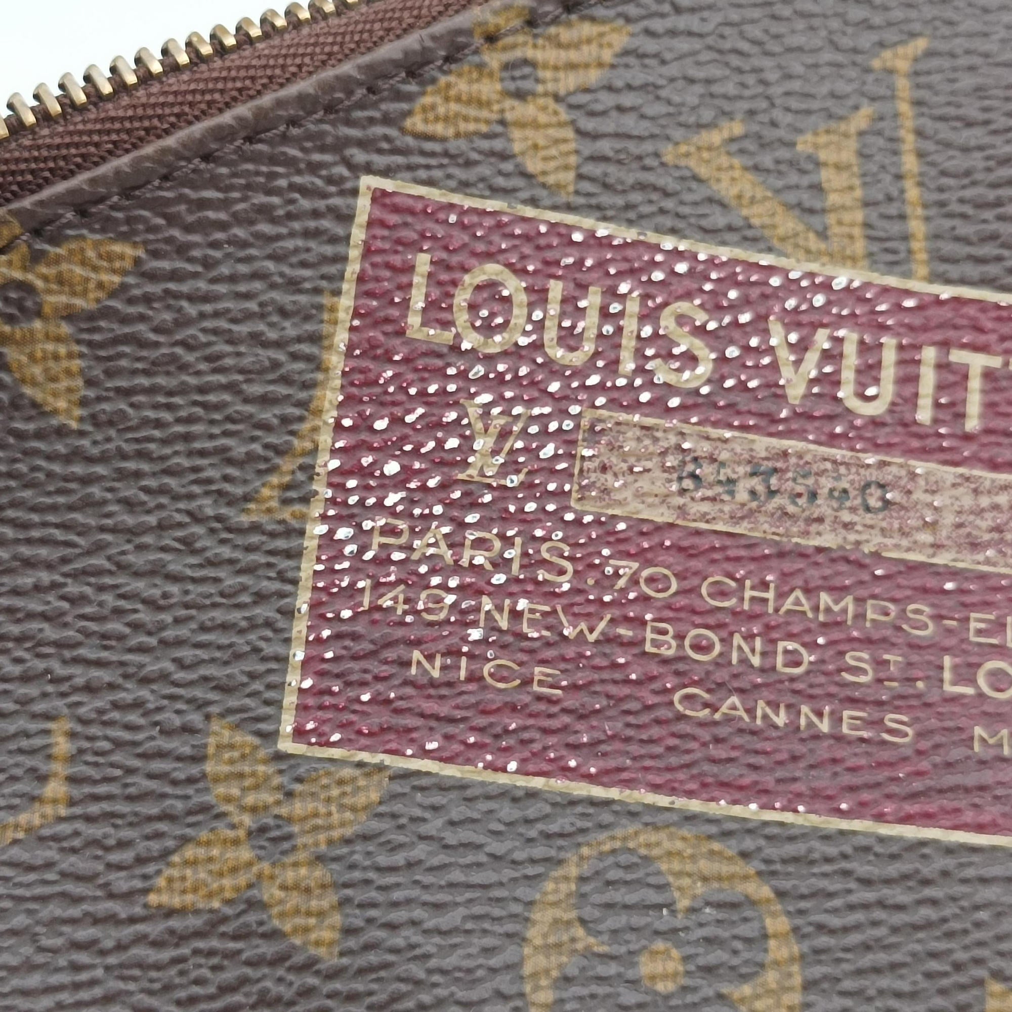 Secondhand Louis Vuitton Mini Pochette Accessoires Brown Monogram Canvas M63798 handbag | stylenewstar