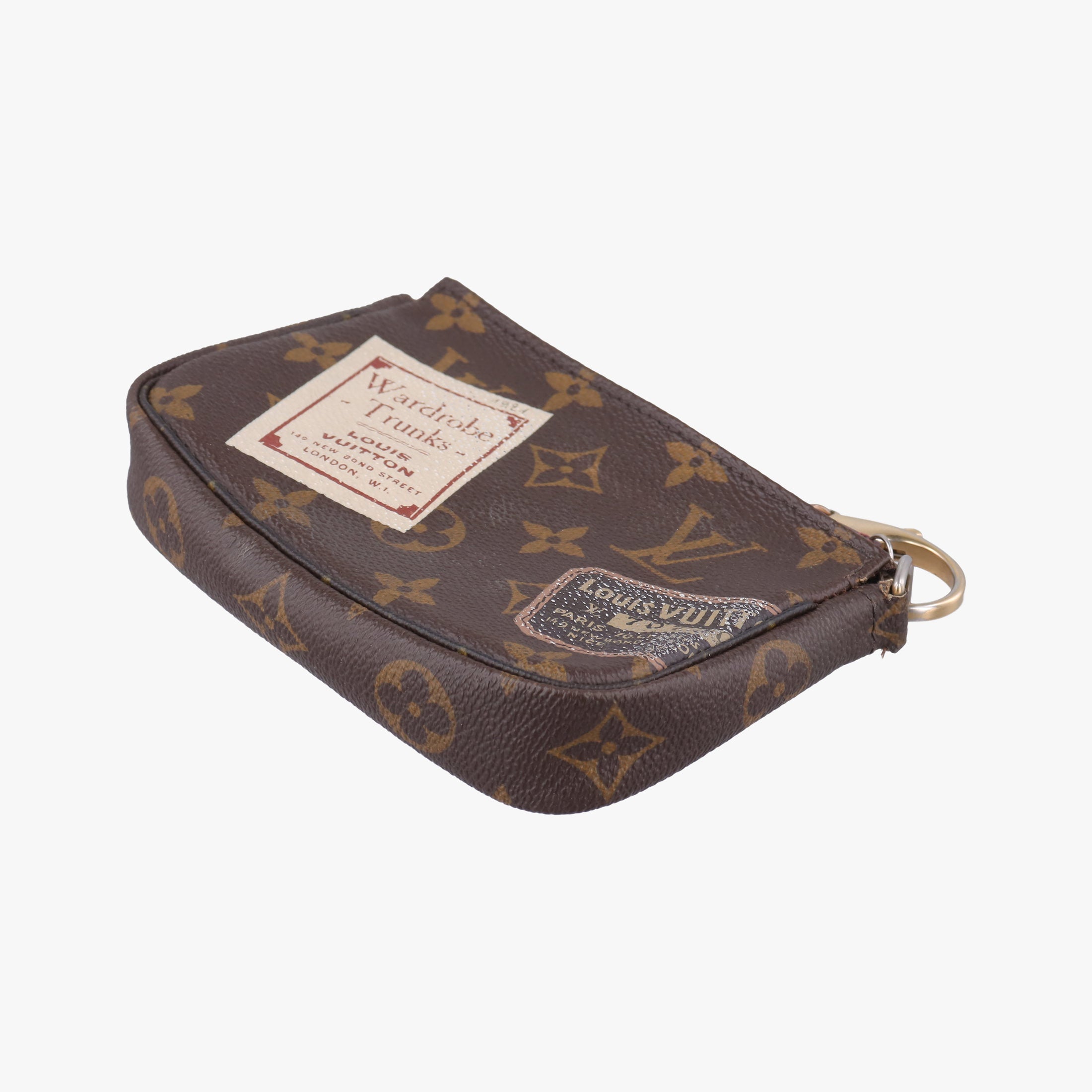 Secondhand Louis Vuitton Mini Pochette Accessoires Brown Monogram Canvas M63798 handbag | stylenewstar