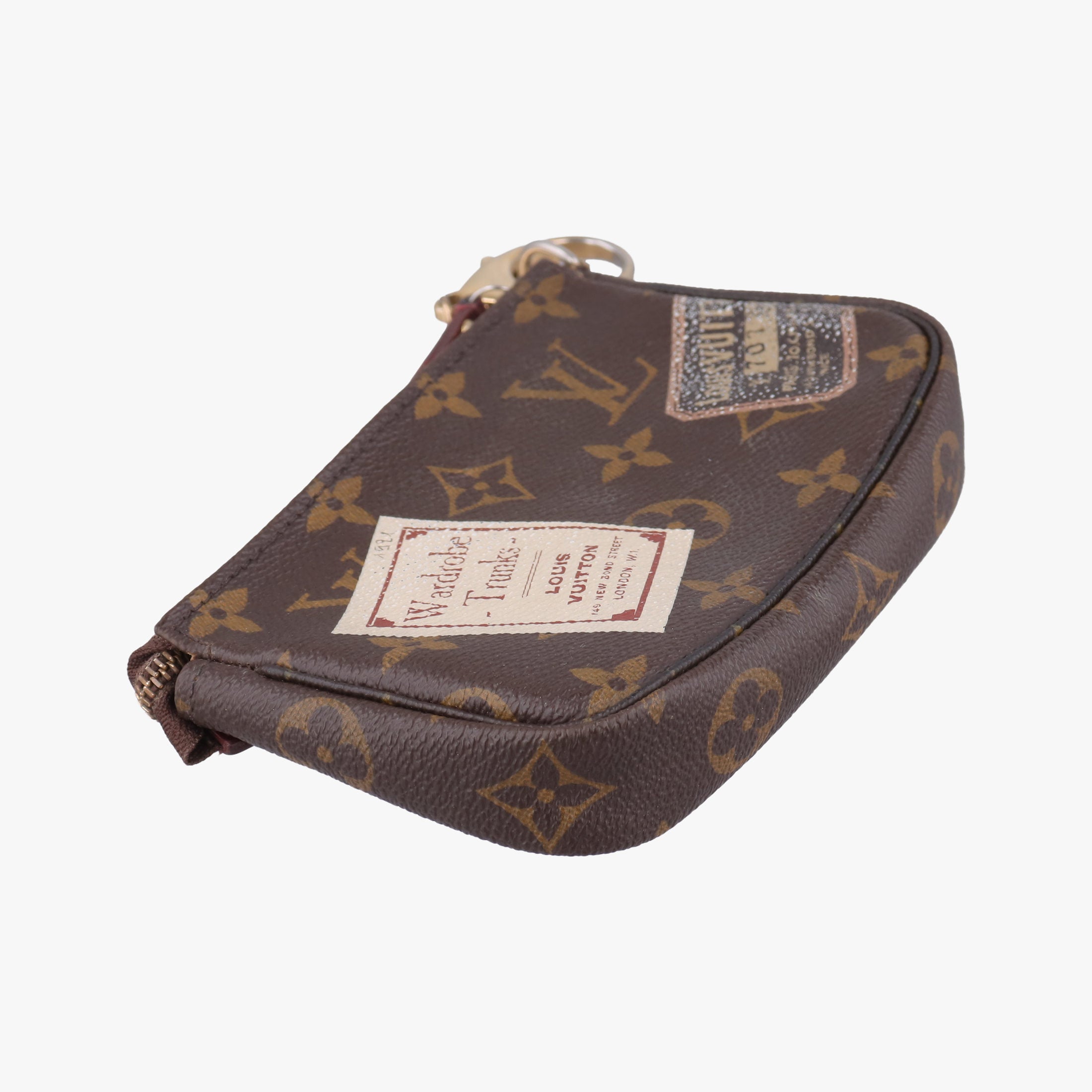 Secondhand Louis Vuitton Mini Pochette Accessoires Brown Monogram Canvas M63798 handbag | stylenewstar