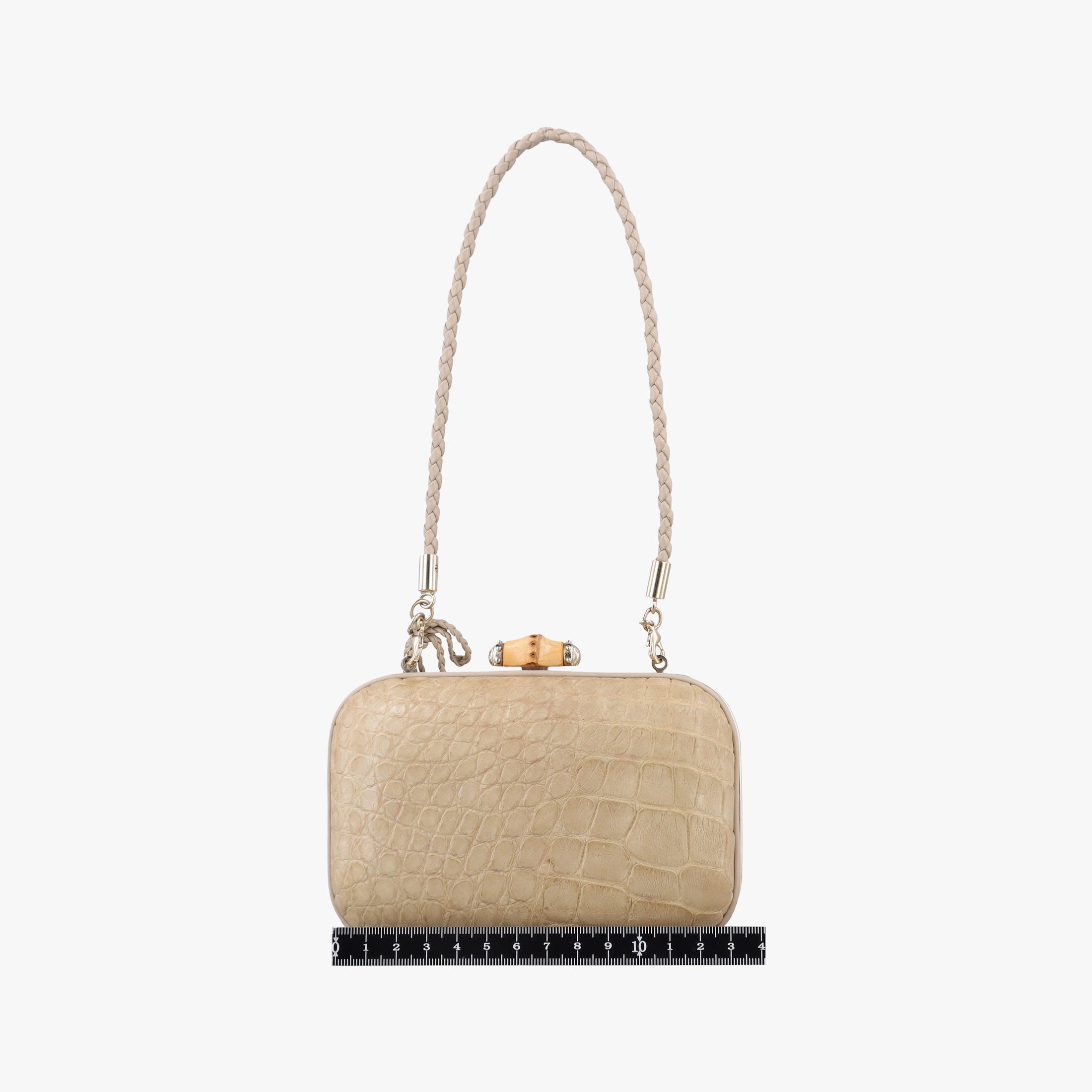 Pre-owned Gucci Broadway Taupe Leather 257075 handbag | stylenewstar