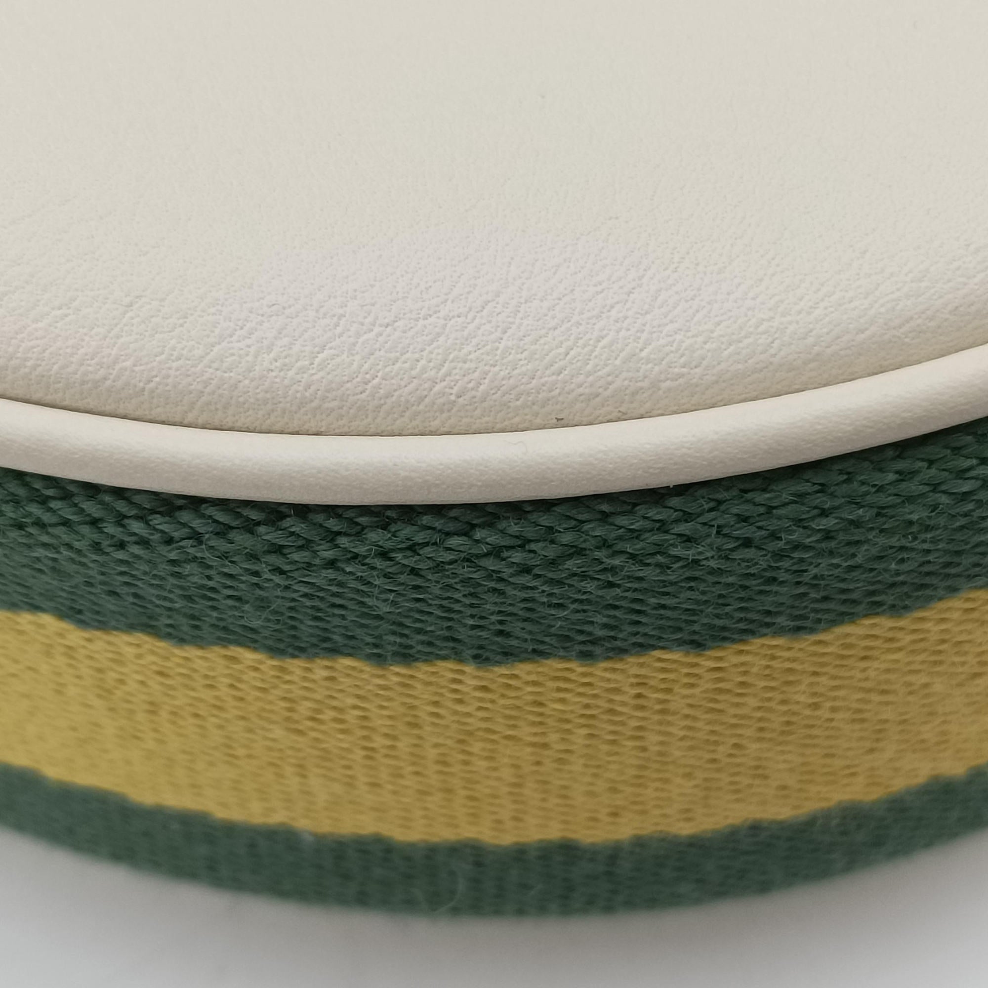 Pre-owned Gucci Attache G-Shaped Hook White Leather 702823 shoulderbag | stylenewstar