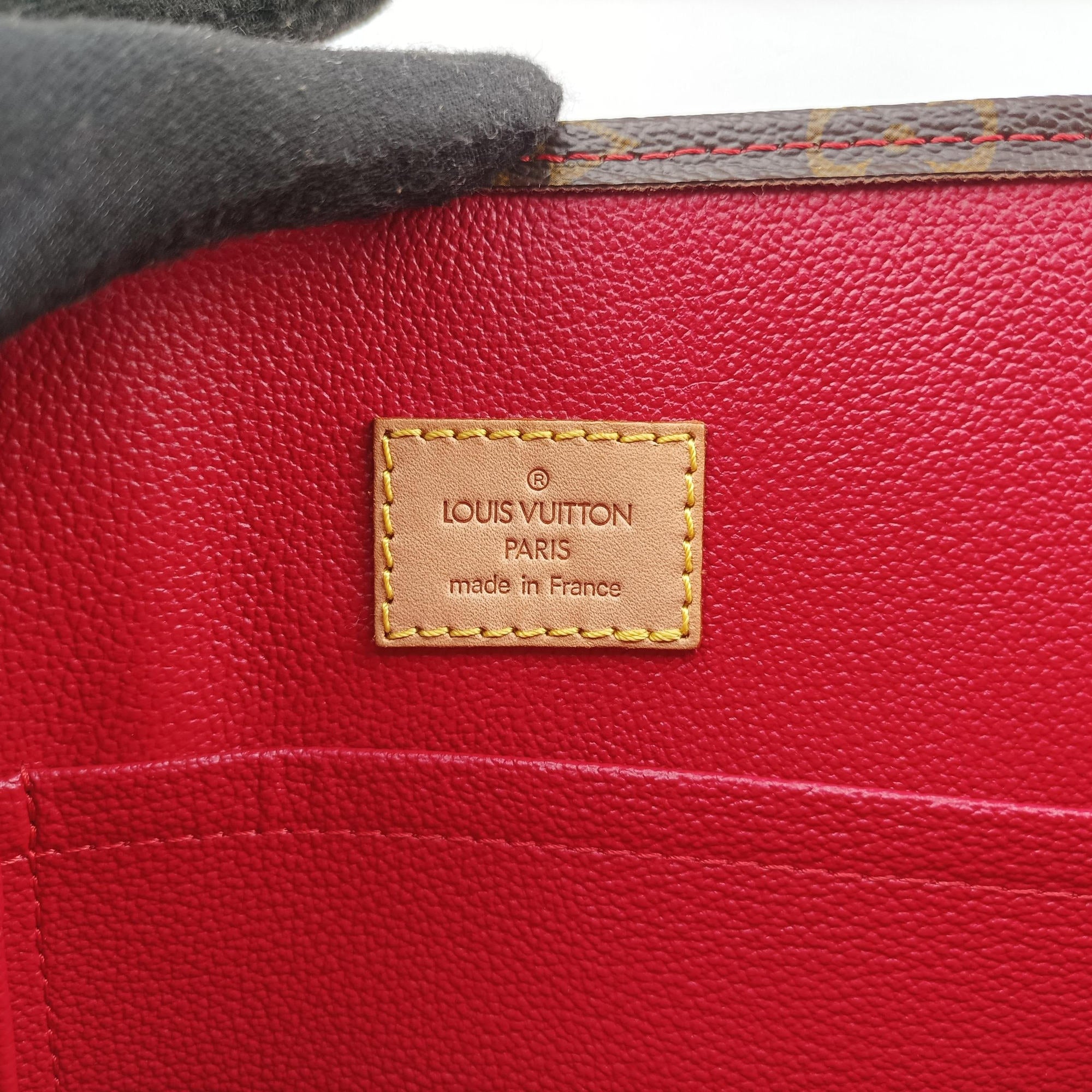 Secondhand Louis Vuitton Cherry Sac Plat Brown×Cherry Print Monogram Canvas M95010 handbag | stylenewstar