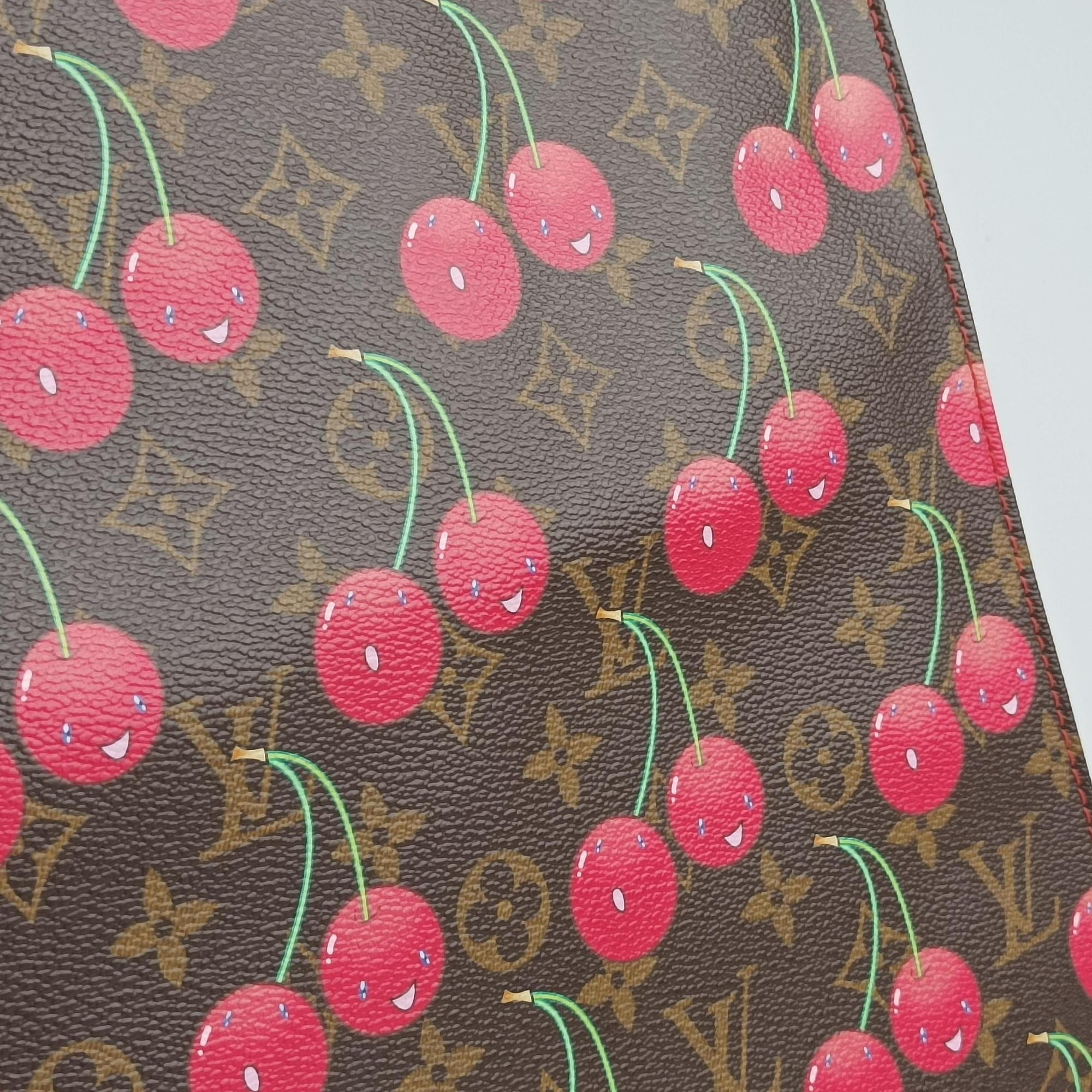 Secondhand Louis Vuitton Cherry Sac Plat Brown×Cherry Print Monogram Canvas M95010 handbag | stylenewstar
