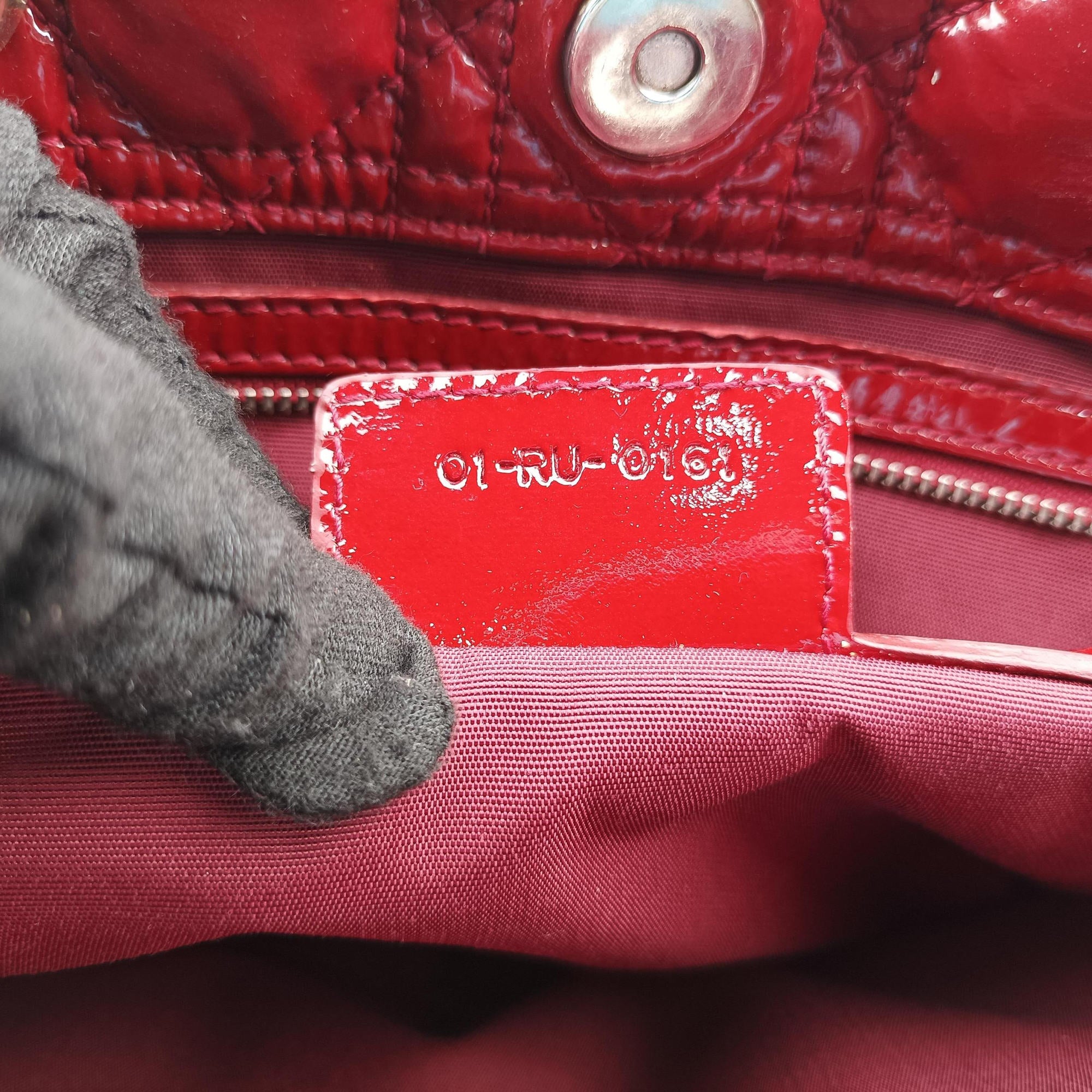 Vintage Christian Dior Dior Soft Red patent  shoulderbag | stylenewstar
