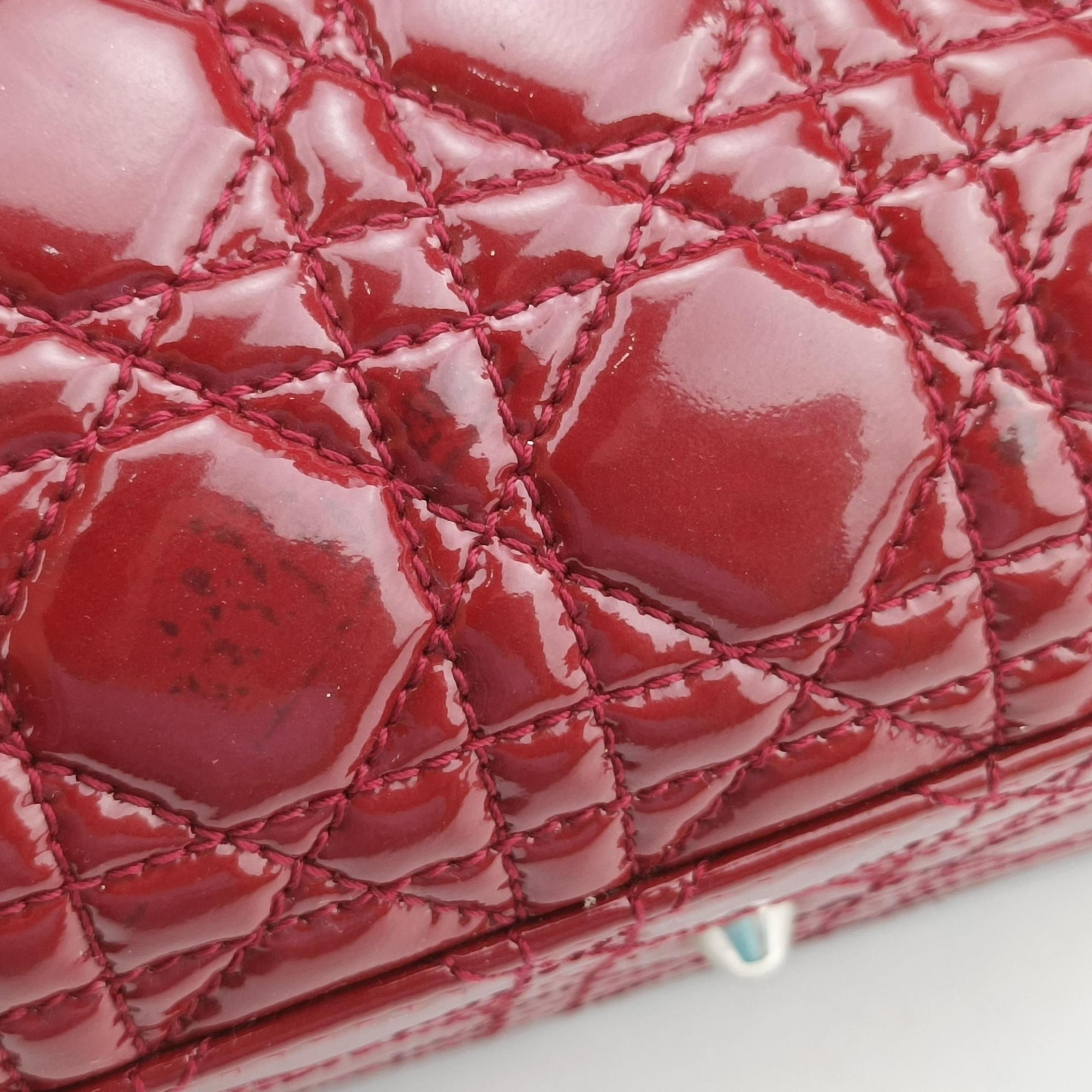 Vintage Christian Dior Dior Soft Red patent  shoulderbag | stylenewstar