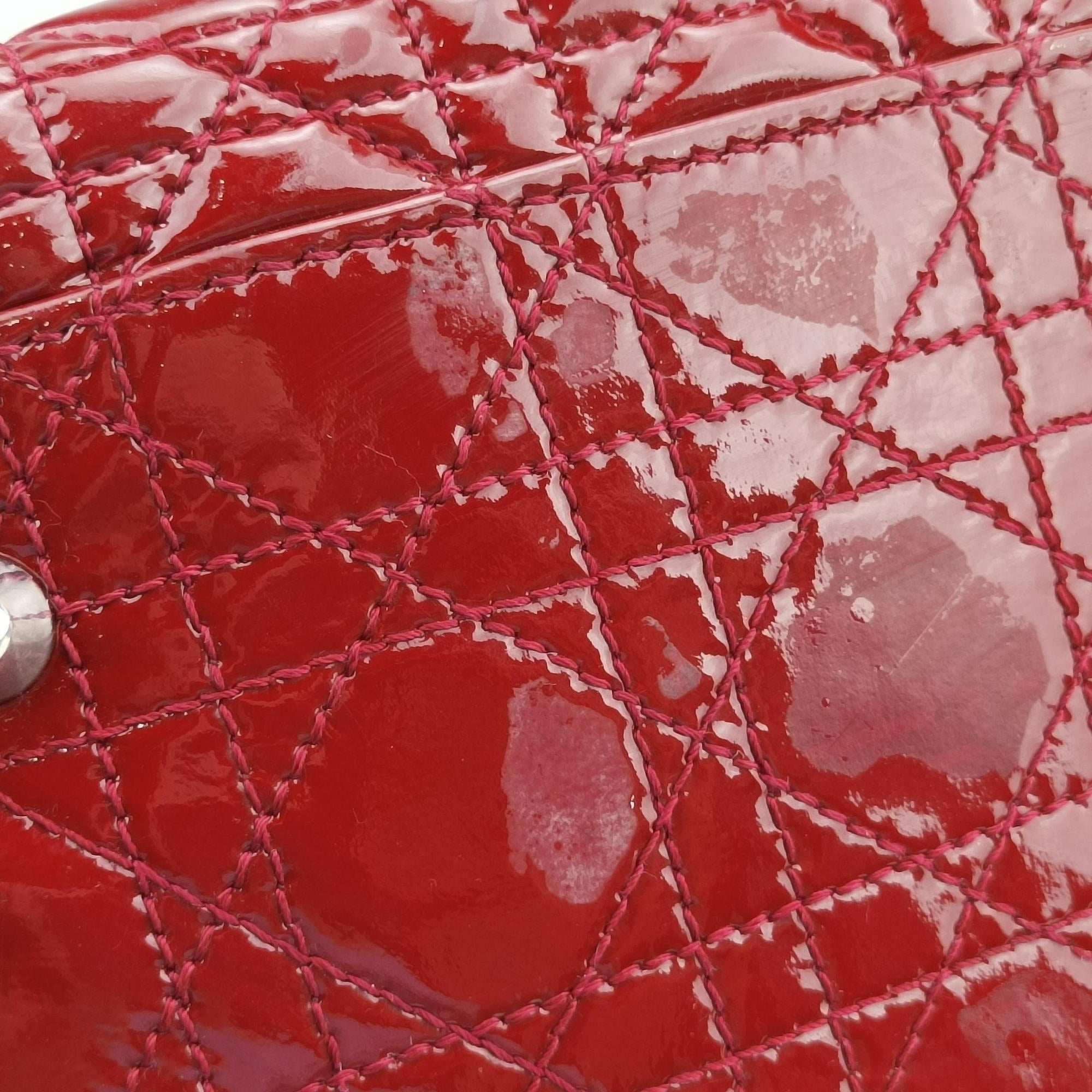 Vintage Christian Dior Dior Soft Red patent  shoulderbag | stylenewstar