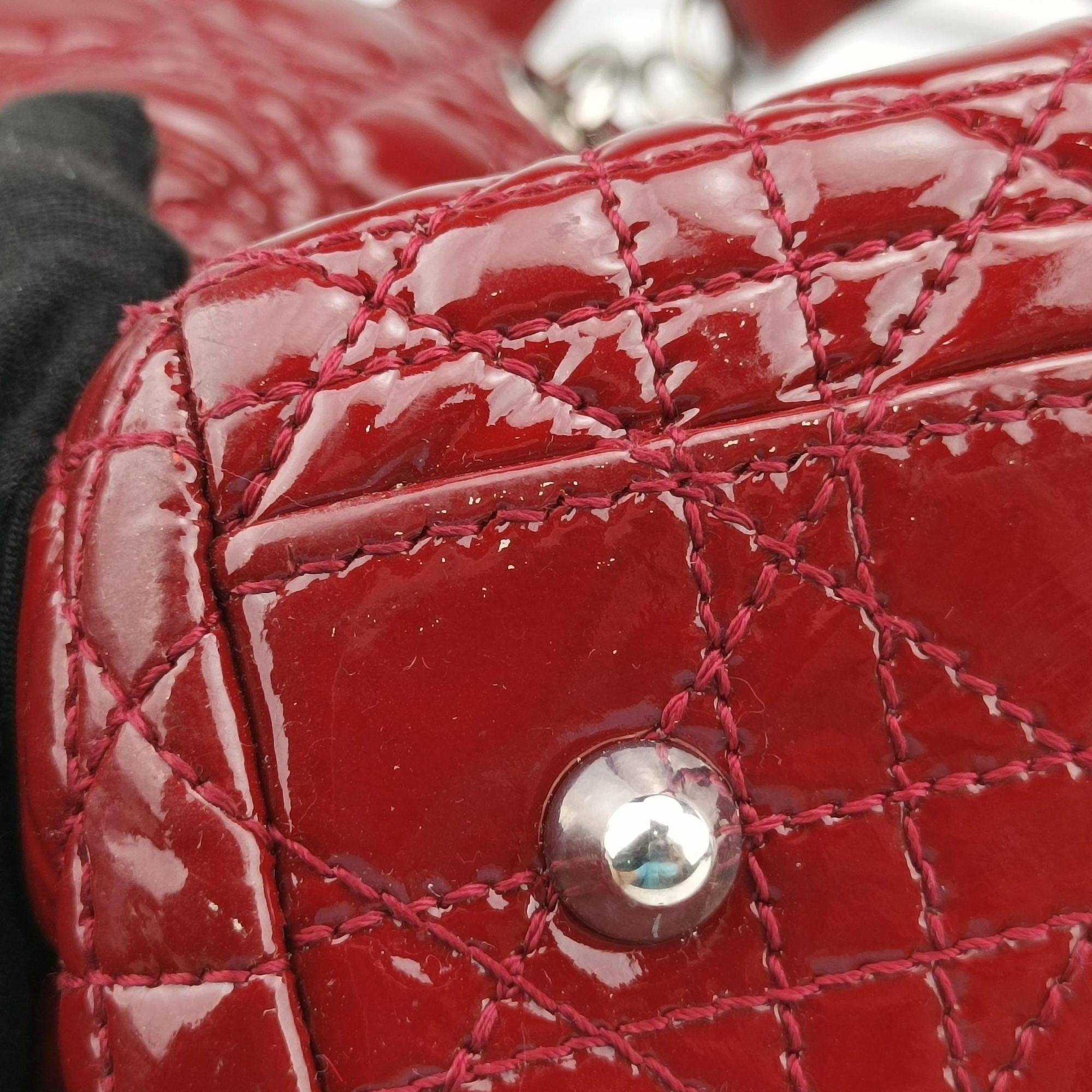 Vintage Christian Dior Dior Soft Red patent  shoulderbag | stylenewstar