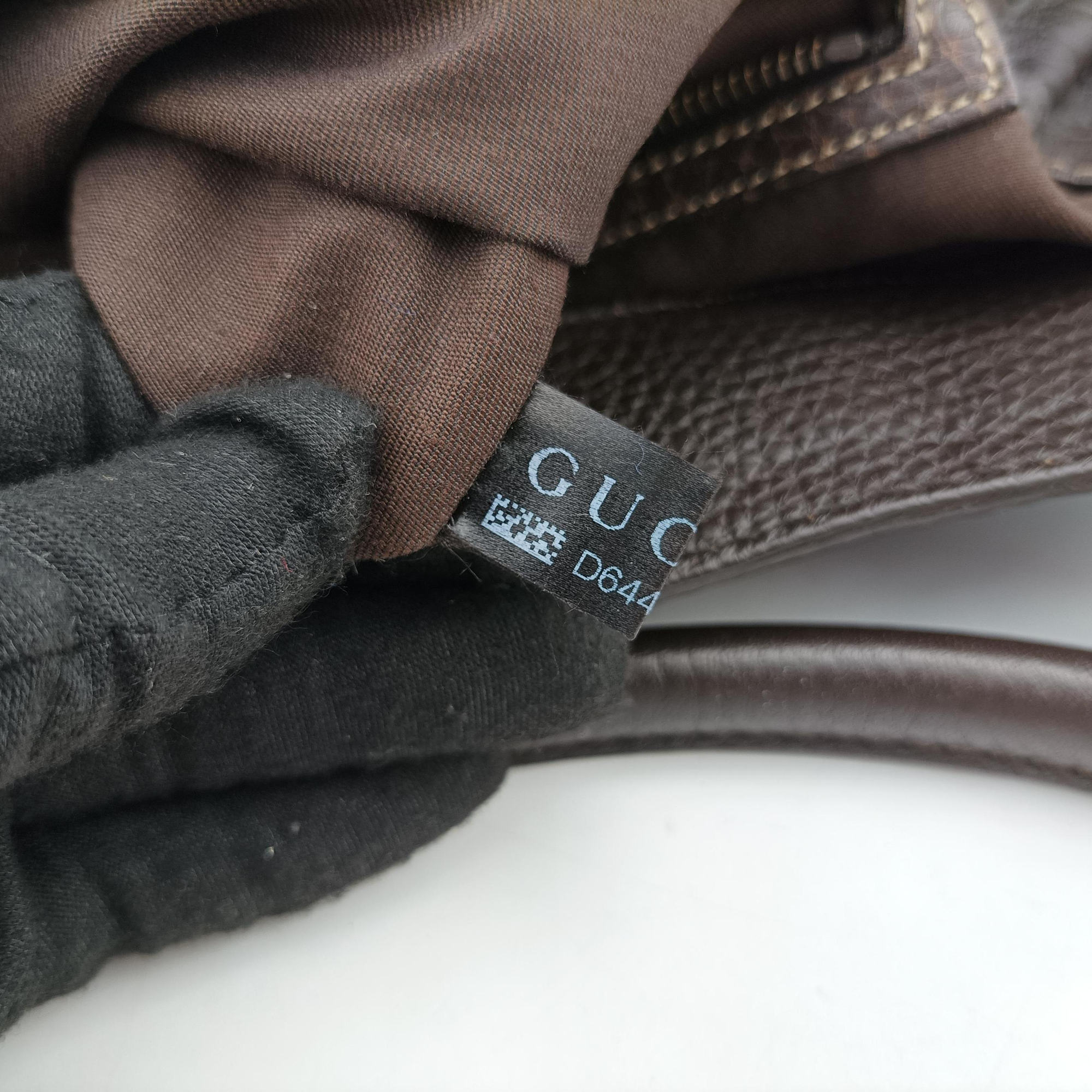 Secondhand Gucci Guccissima New Pelham horsebit Brown leather 223958 handbag | stylenewstar