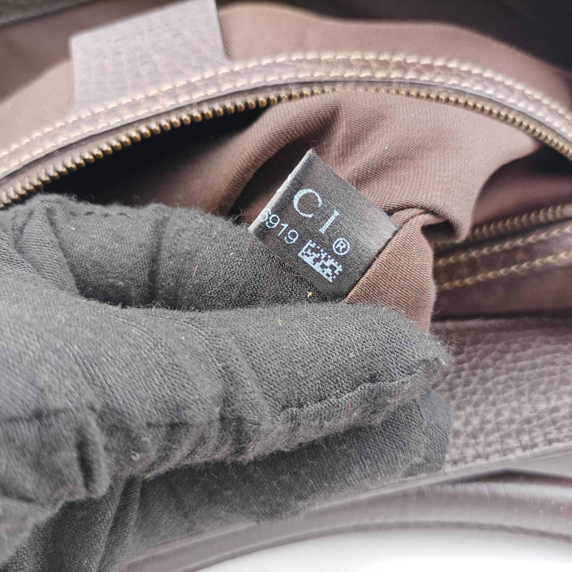 Secondhand Gucci Guccissima New Pelham horsebit Brown leather 223958 handbag | stylenewstar