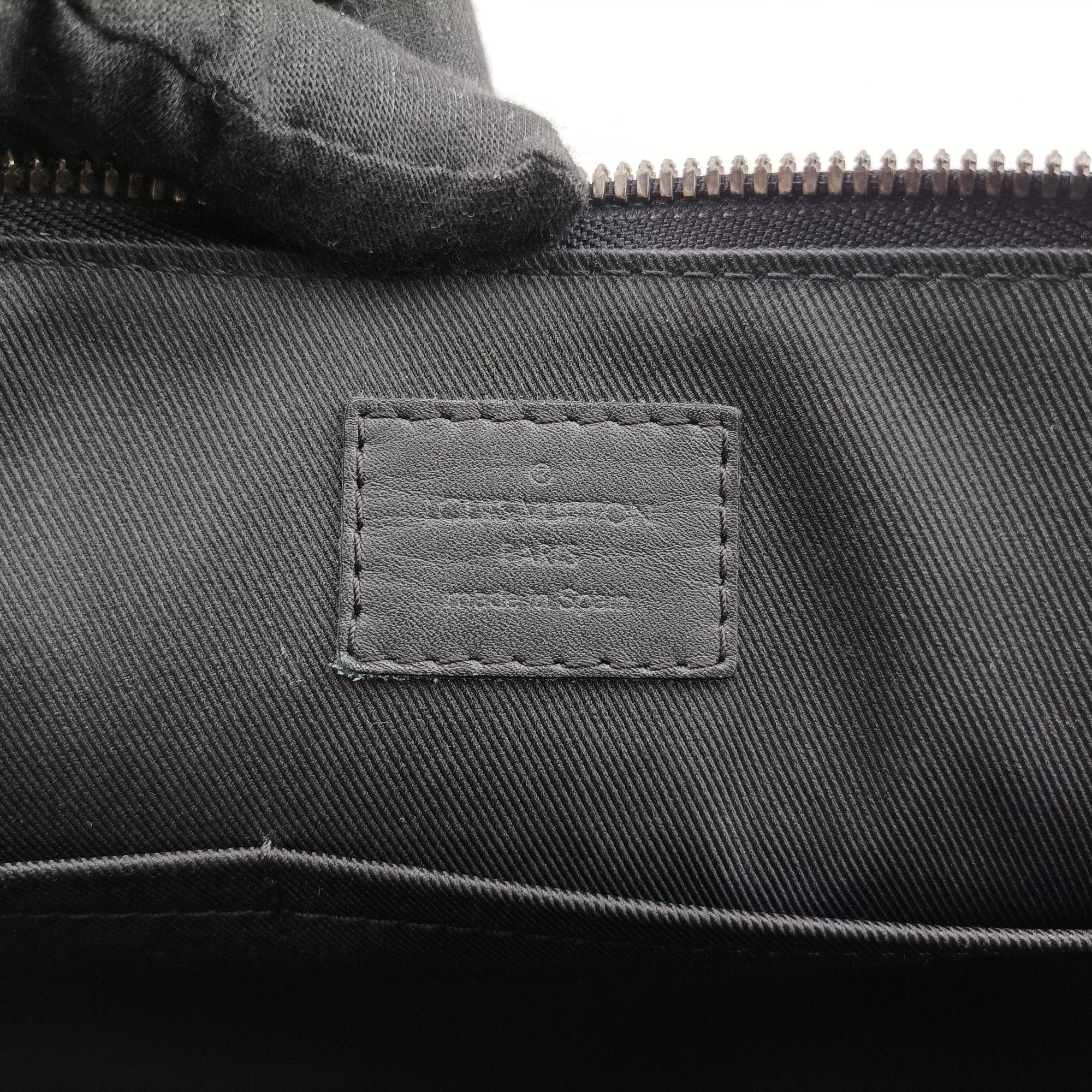 Pre-owned Louis Vuitton Porte-Documents Jour NM Noir Damier Graphite N48260 handbag | stylenewstar