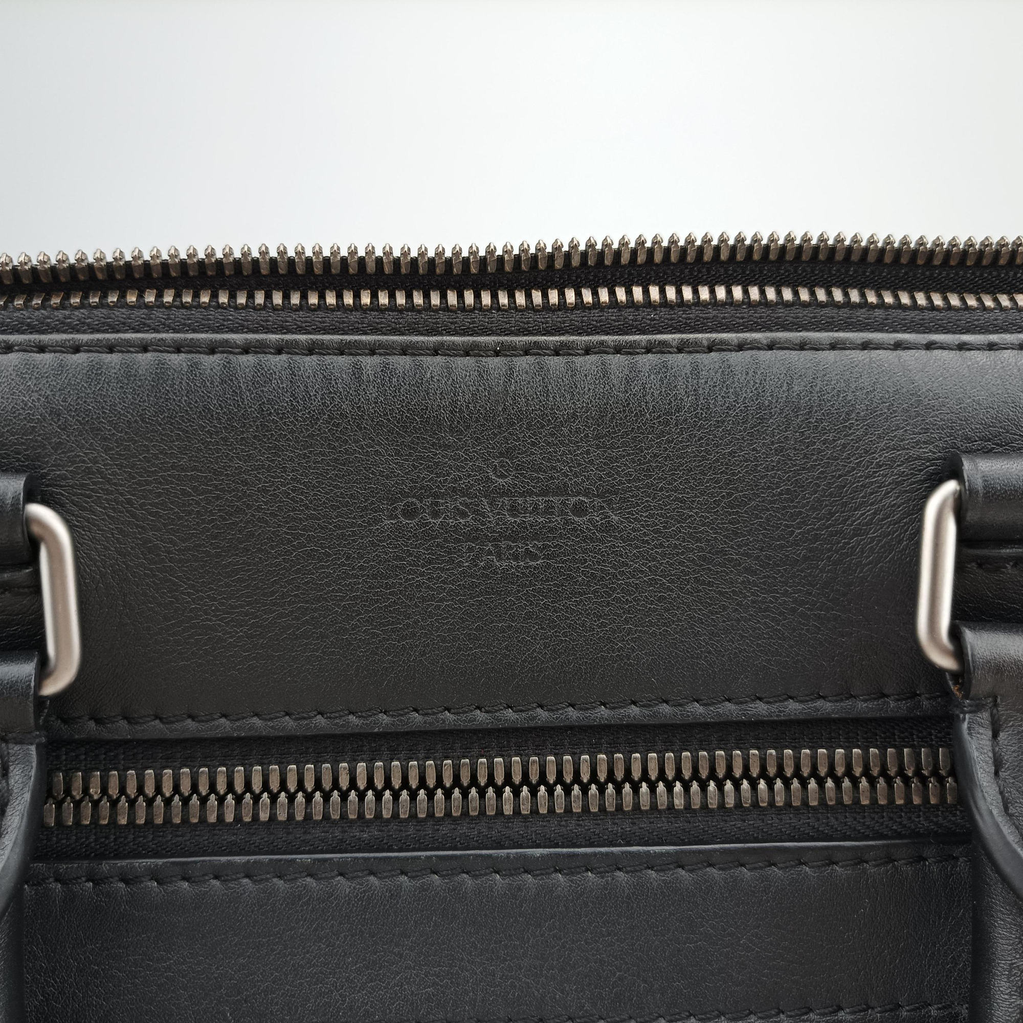 Pre-owned Louis Vuitton Porte-Documents Jour NM Noir Damier Graphite N48260 handbag | stylenewstar