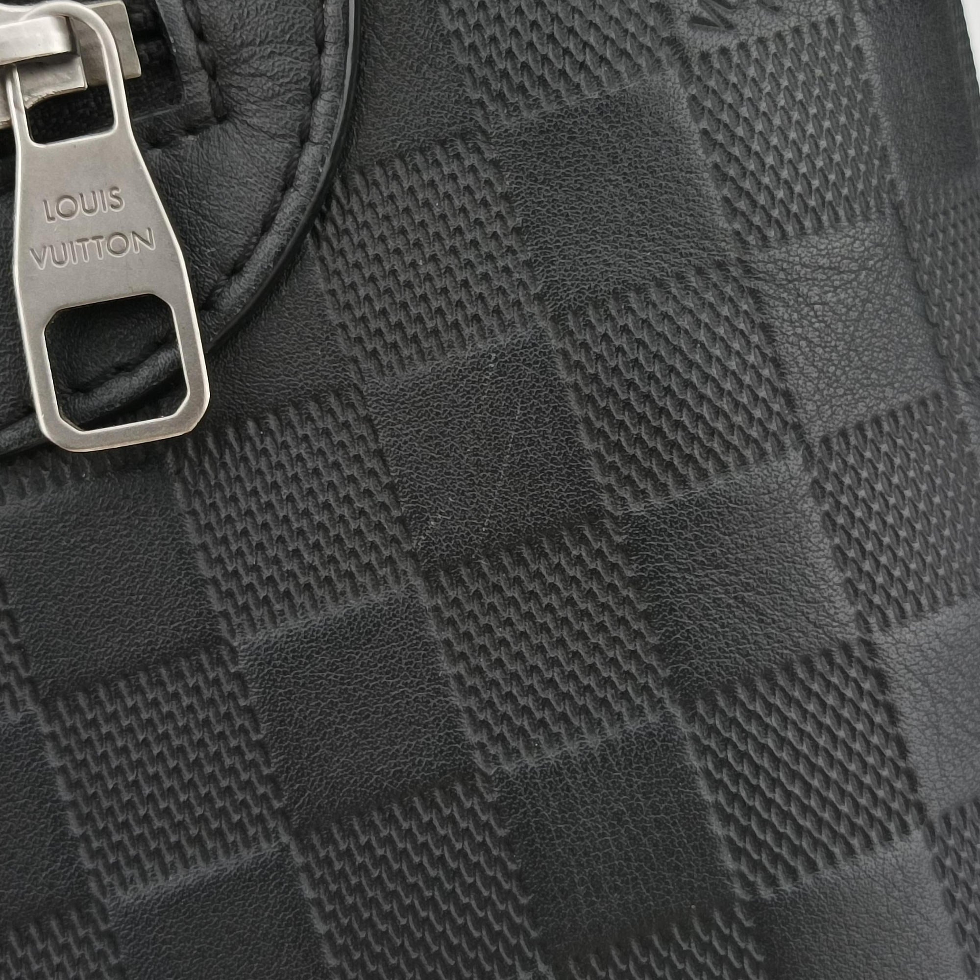 Pre-owned Louis Vuitton Porte-Documents Jour NM Noir Damier Graphite N48260 handbag | stylenewstar