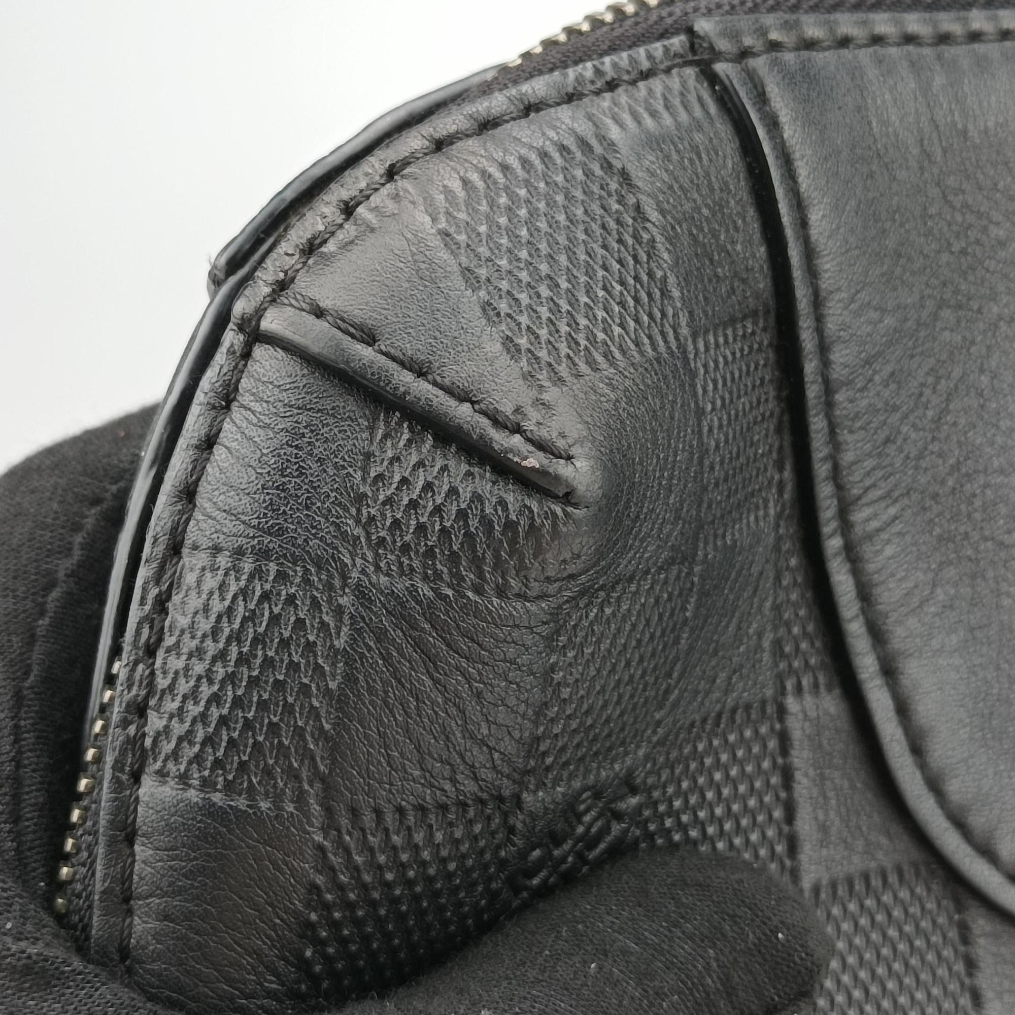 Pre-owned Louis Vuitton Porte-Documents Jour NM Noir Damier Graphite N48260 handbag | stylenewstar