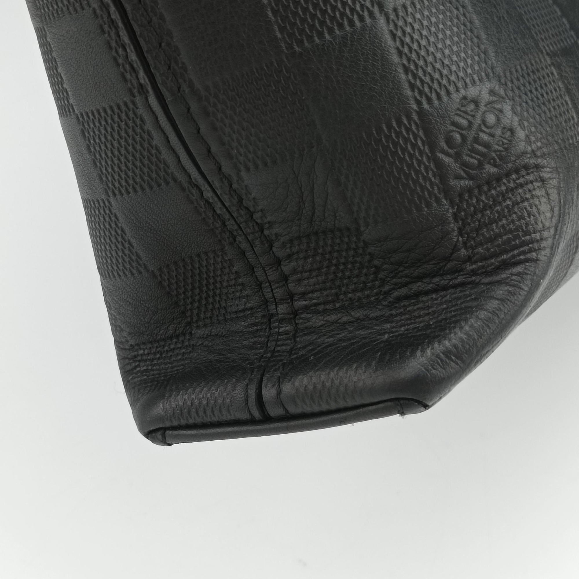 Pre-owned Louis Vuitton Porte-Documents Jour NM Noir Damier Graphite N48260 handbag | stylenewstar