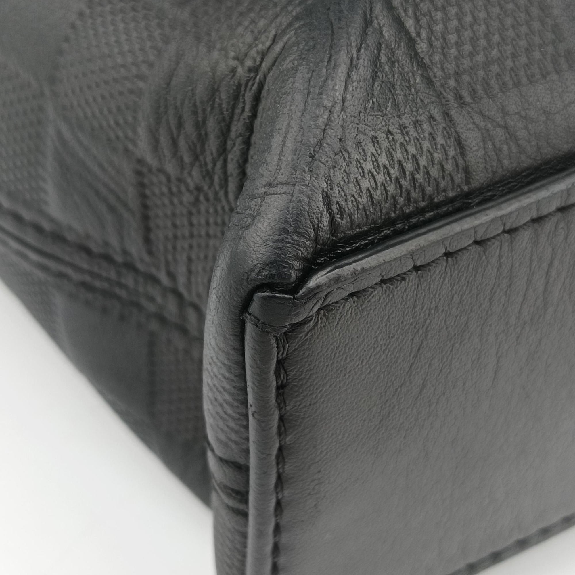 Pre-owned Louis Vuitton Porte-Documents Jour NM Noir Damier Graphite N48260 handbag | stylenewstar