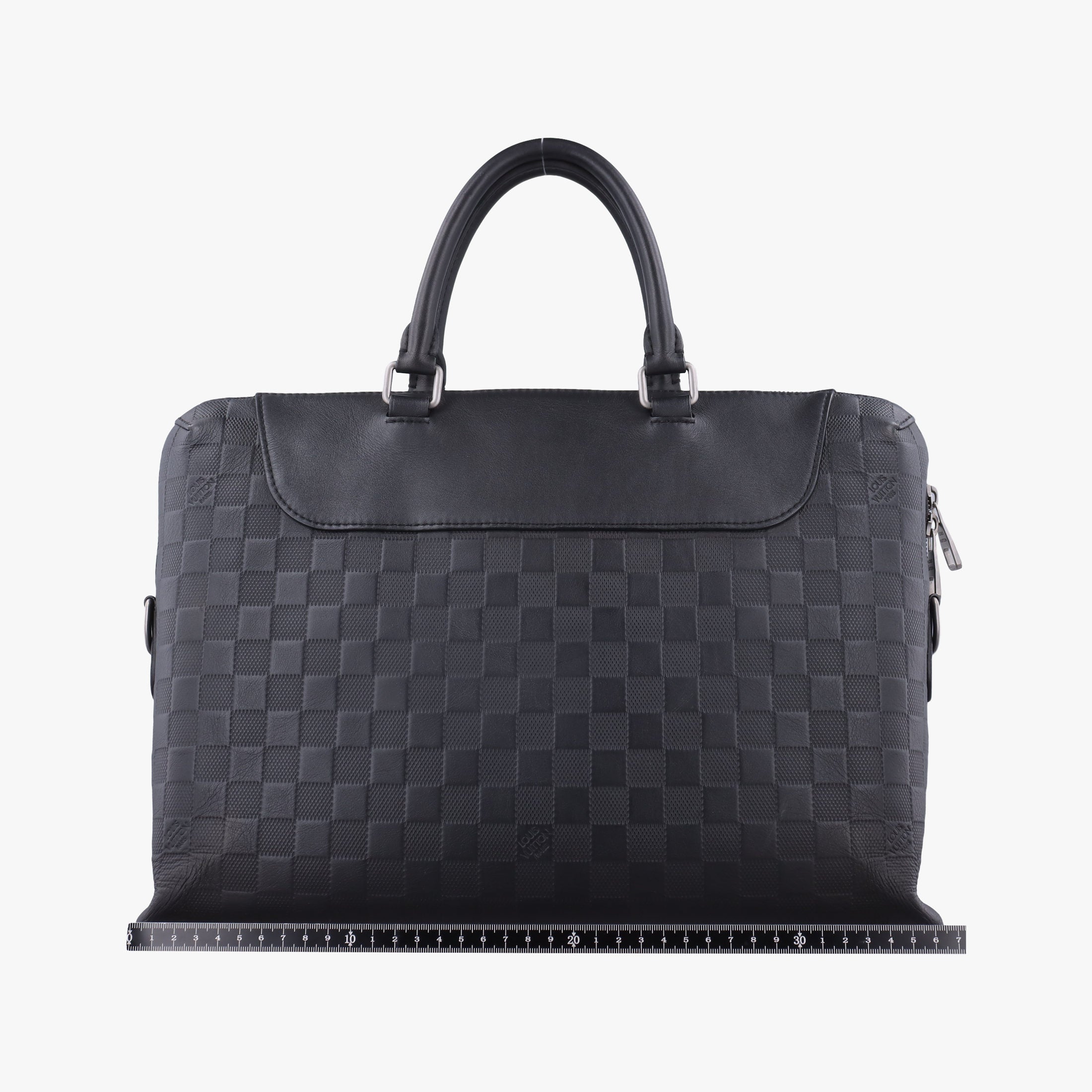Pre-owned Louis Vuitton Porte-Documents Jour NM Noir Damier Graphite N48260 handbag | stylenewstar