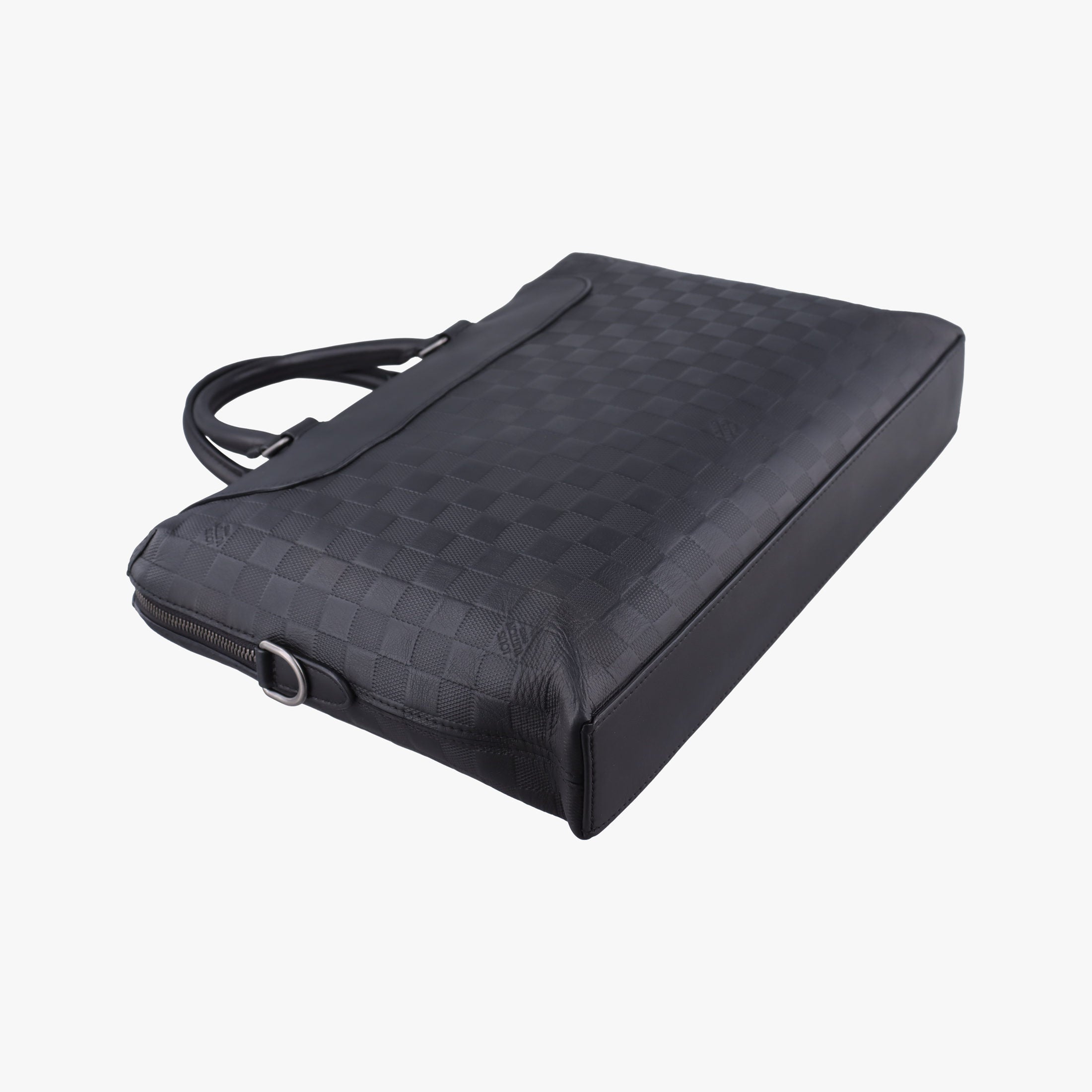 Pre-owned Louis Vuitton Porte-Documents Jour NM Noir Damier Graphite N48260 handbag | stylenewstar