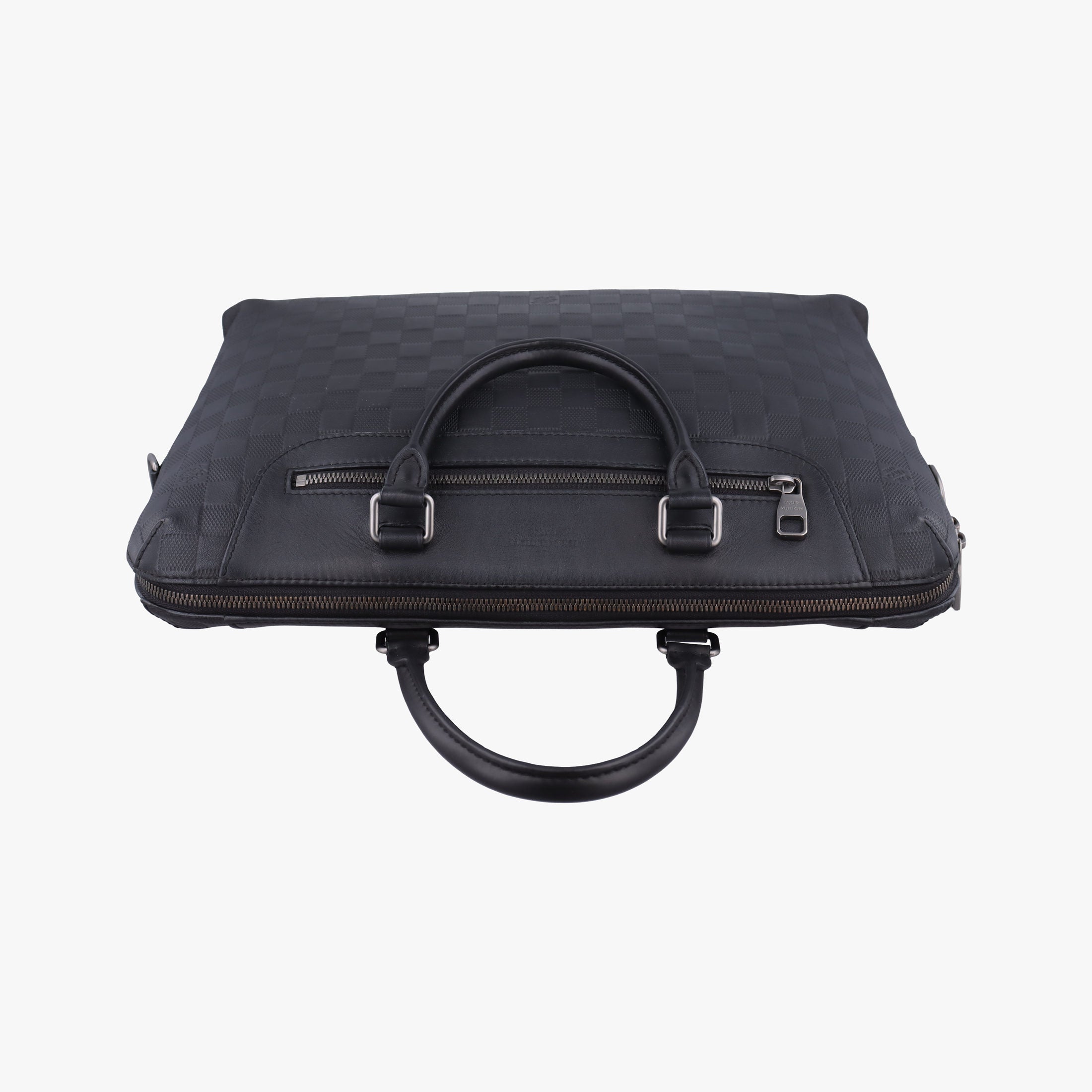 Pre-owned Louis Vuitton Porte-Documents Jour NM Noir Damier Graphite N48260 handbag | stylenewstar