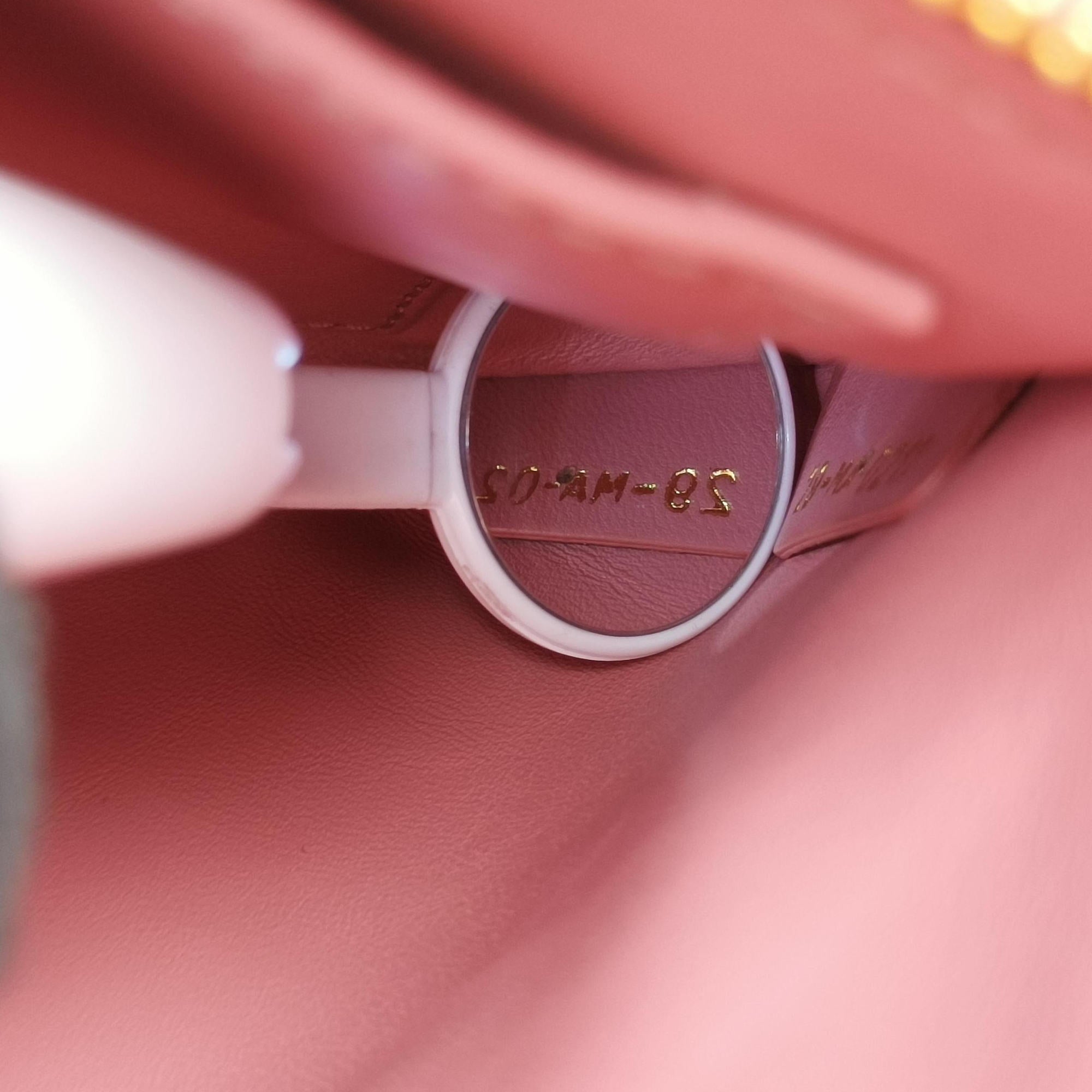 Pre-owned Christian Dior Diordouble Pink Leather  shoulderbag | stylenewstar