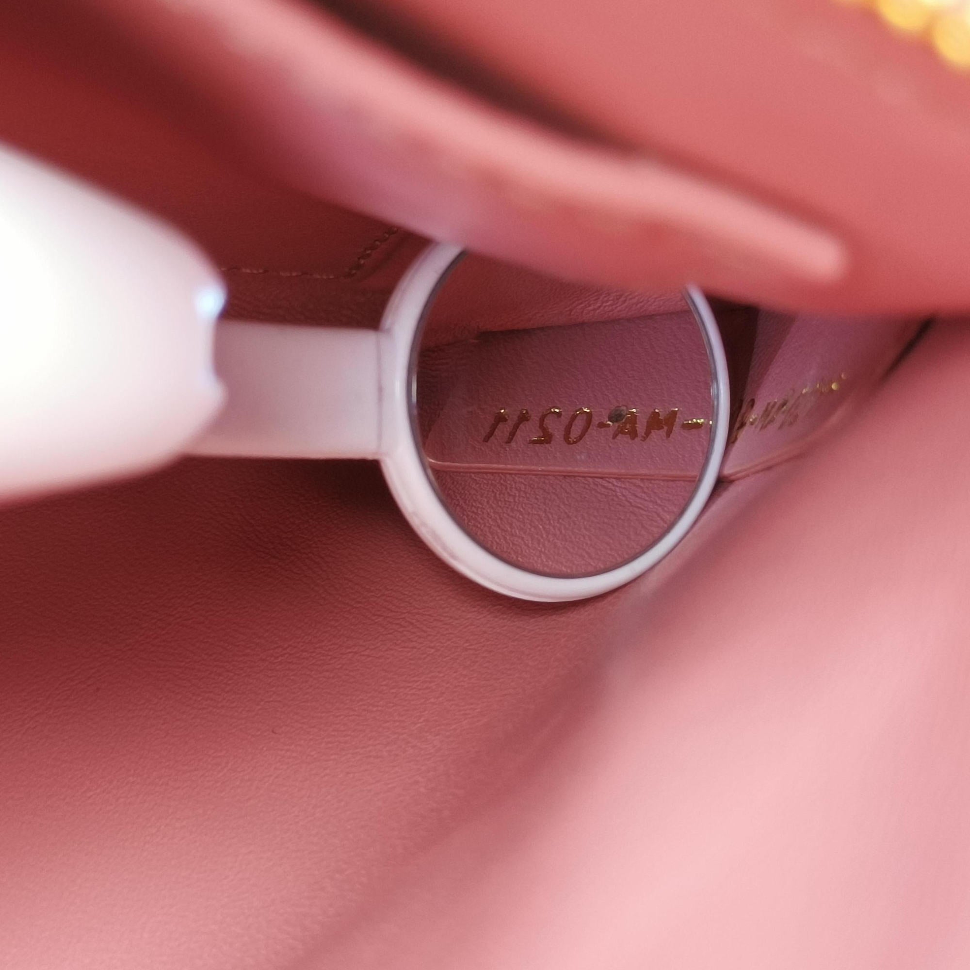Pre-owned Christian Dior Diordouble Pink Leather  shoulderbag | stylenewstar