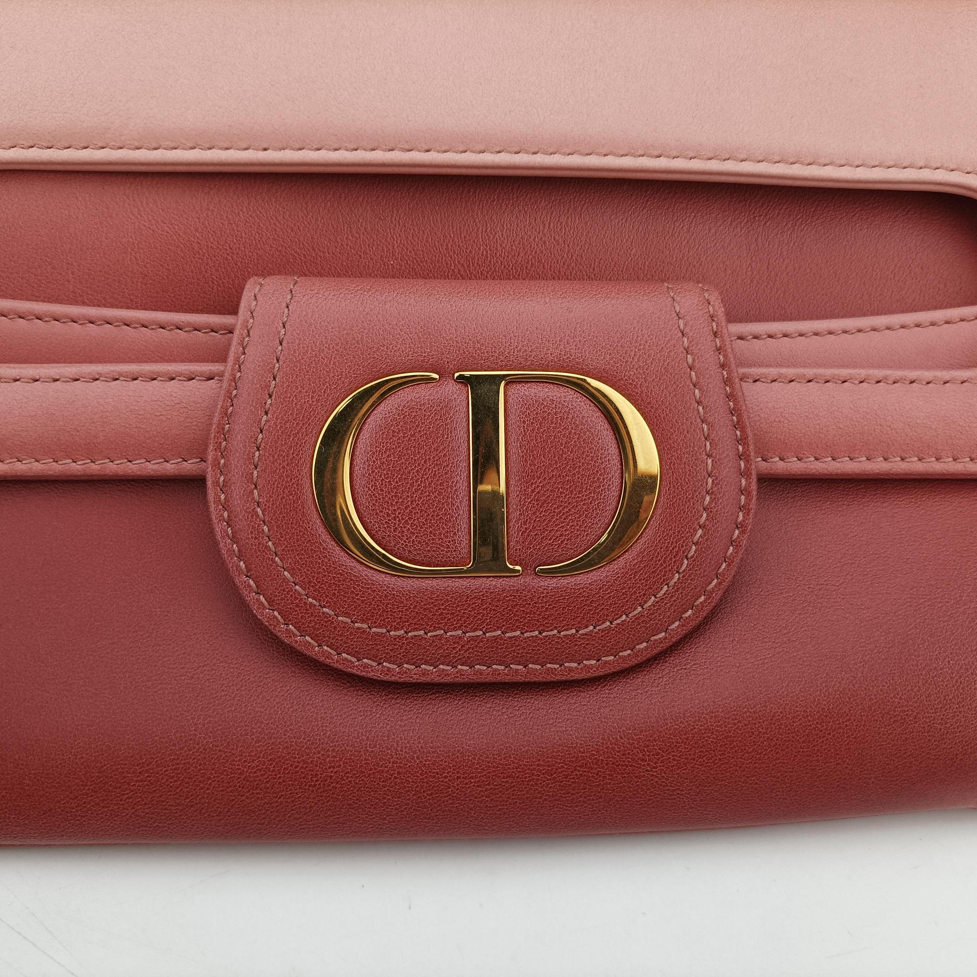 Pre-owned Christian Dior Diordouble Pink Leather  shoulderbag | stylenewstar