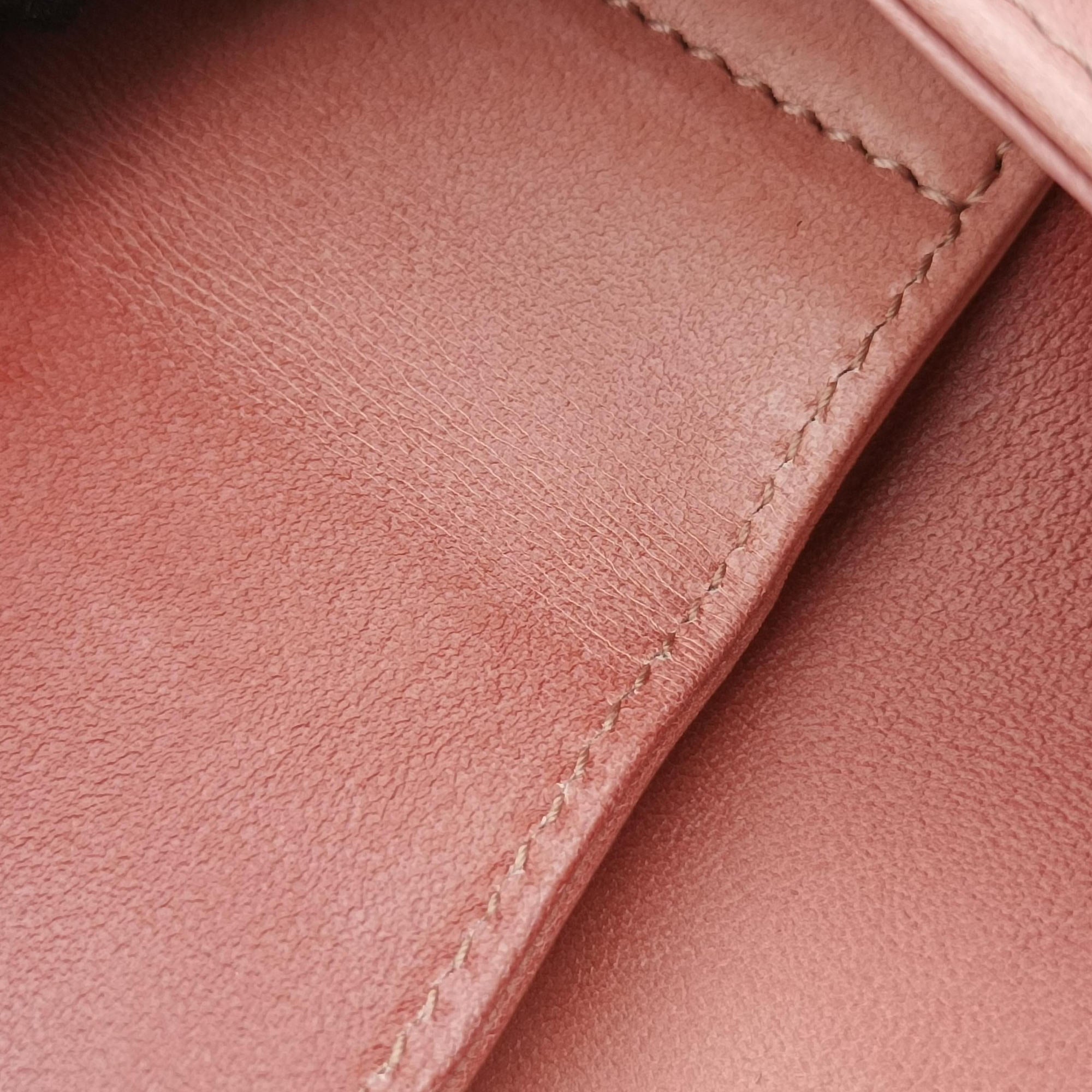 Pre-owned Christian Dior Diordouble Pink Leather  shoulderbag | stylenewstar