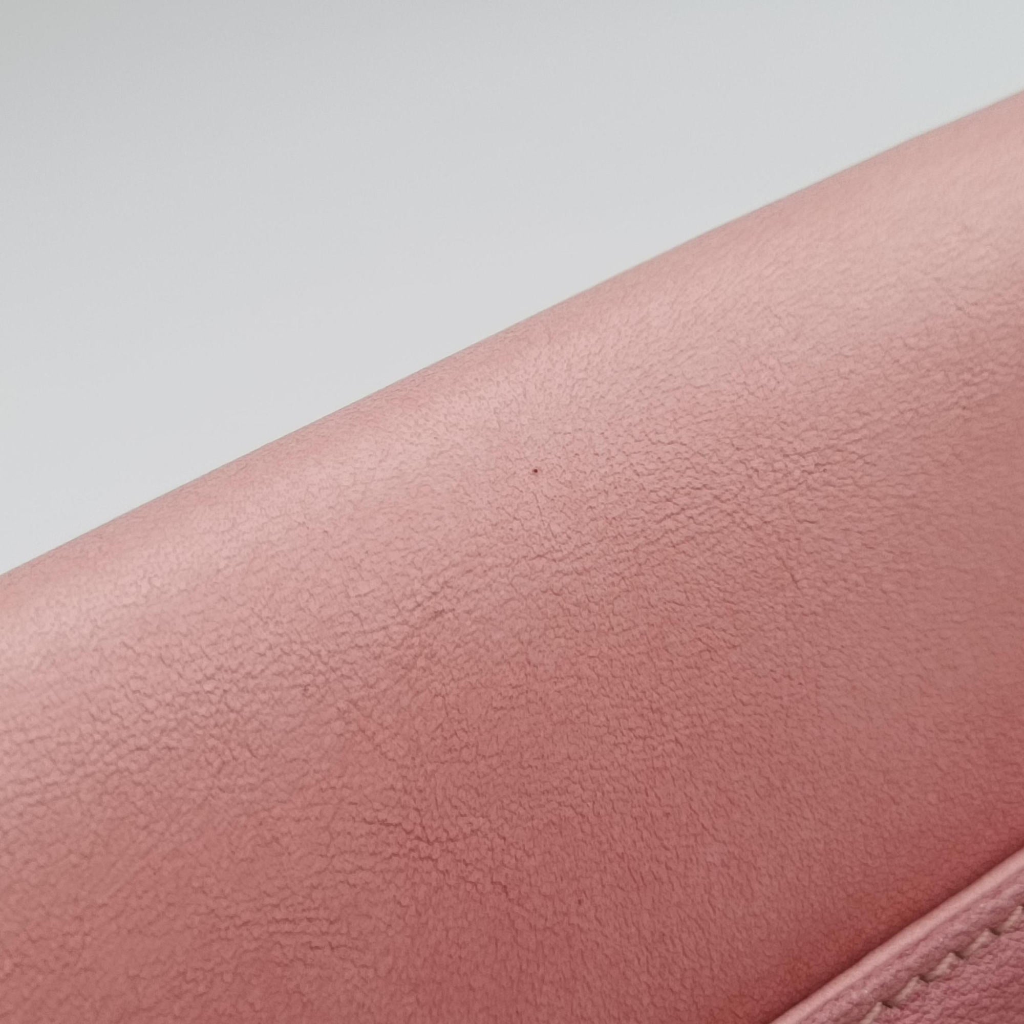 Pre-owned Christian Dior Diordouble Pink Leather  shoulderbag | stylenewstar