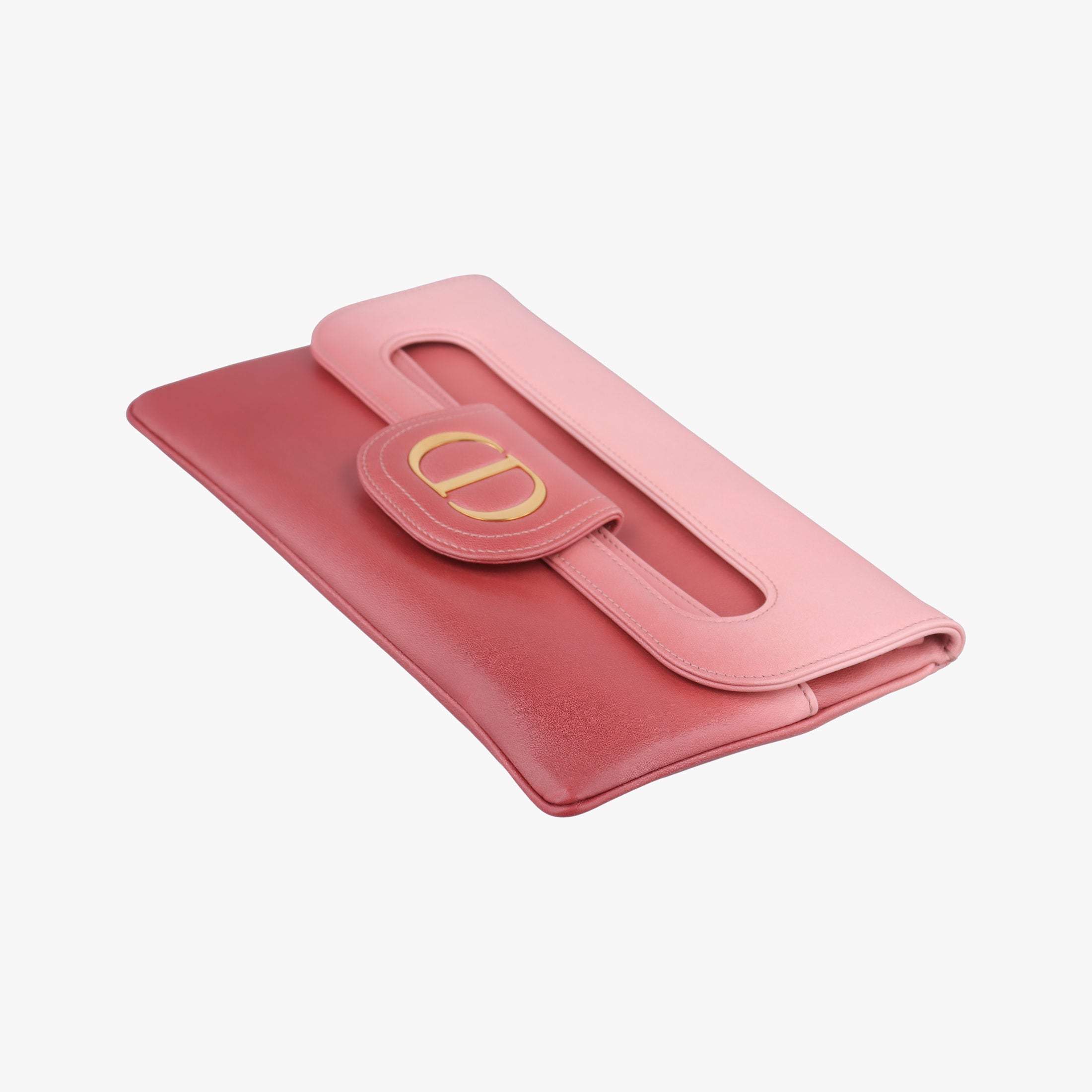 Pre-owned Christian Dior Diordouble Pink Leather  shoulderbag | stylenewstar