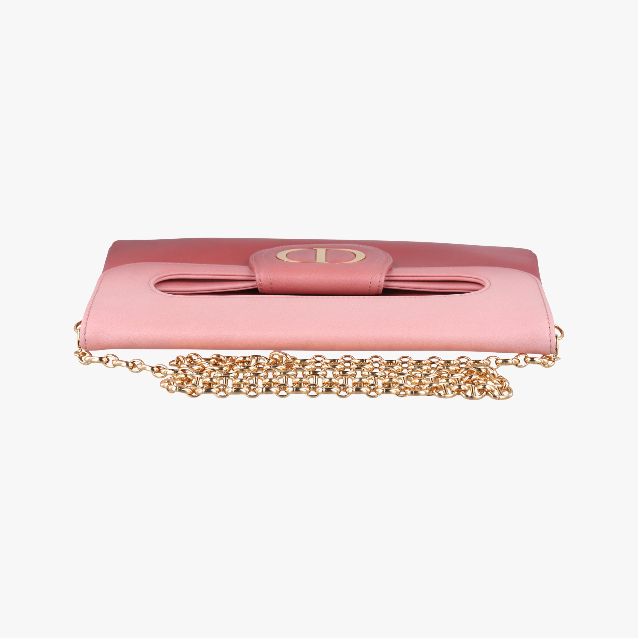 Pre-owned Christian Dior Diordouble Pink Leather  shoulderbag | stylenewstar