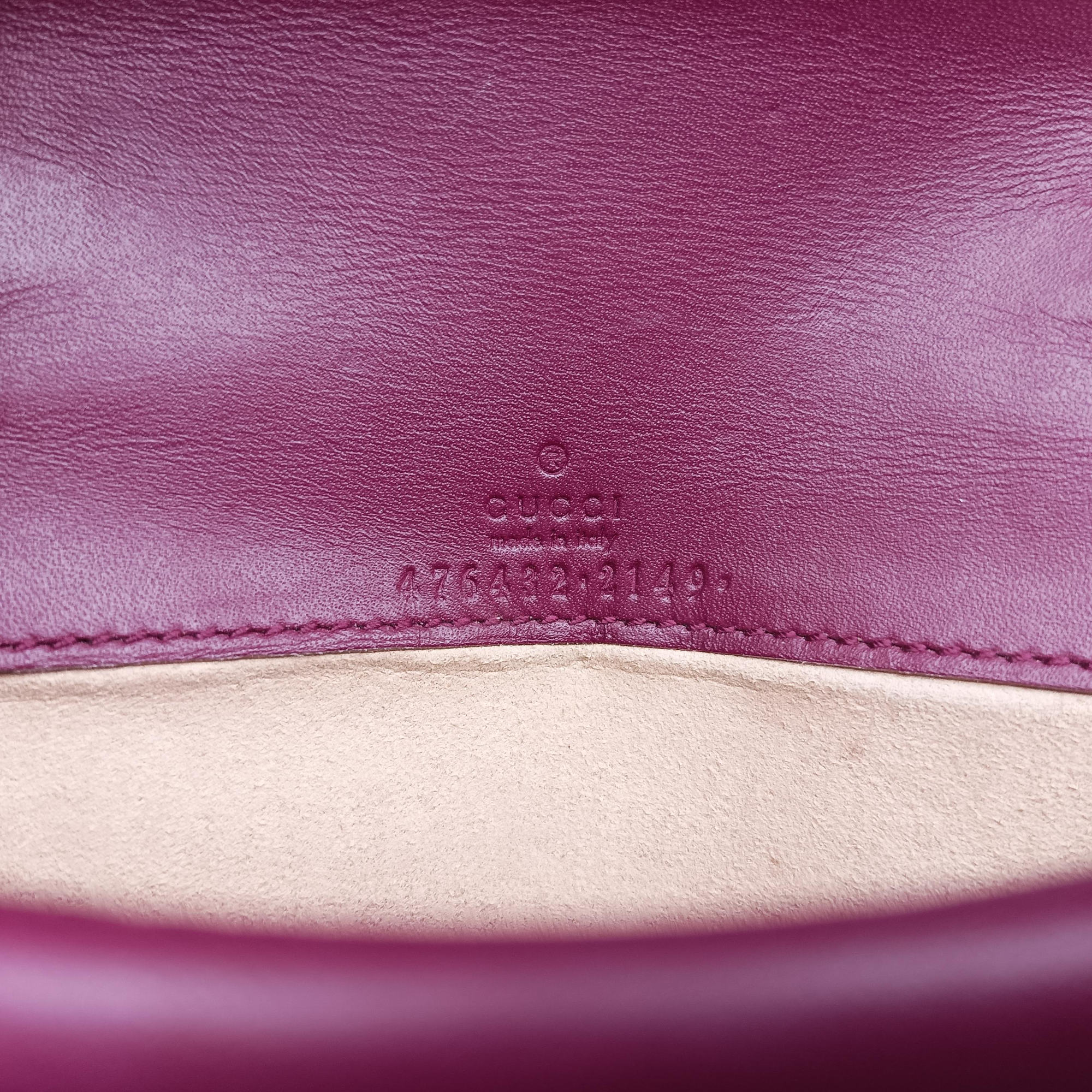 Secondhand Gucci Dionysus Purple velour×Leather 476432 shoulderbag | stylenewstar