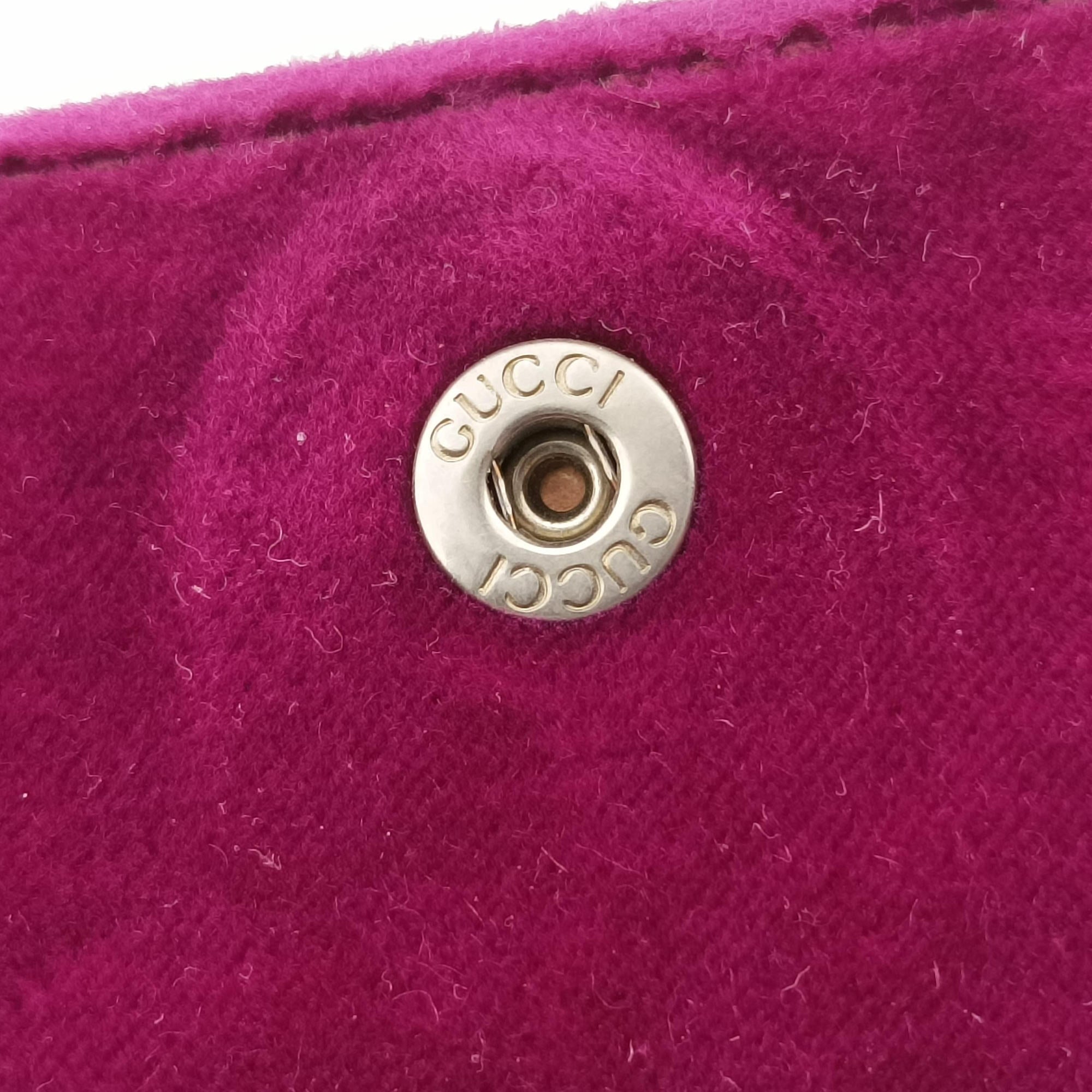 Secondhand Gucci Dionysus Purple velour×Leather 476432 shoulderbag | stylenewstar