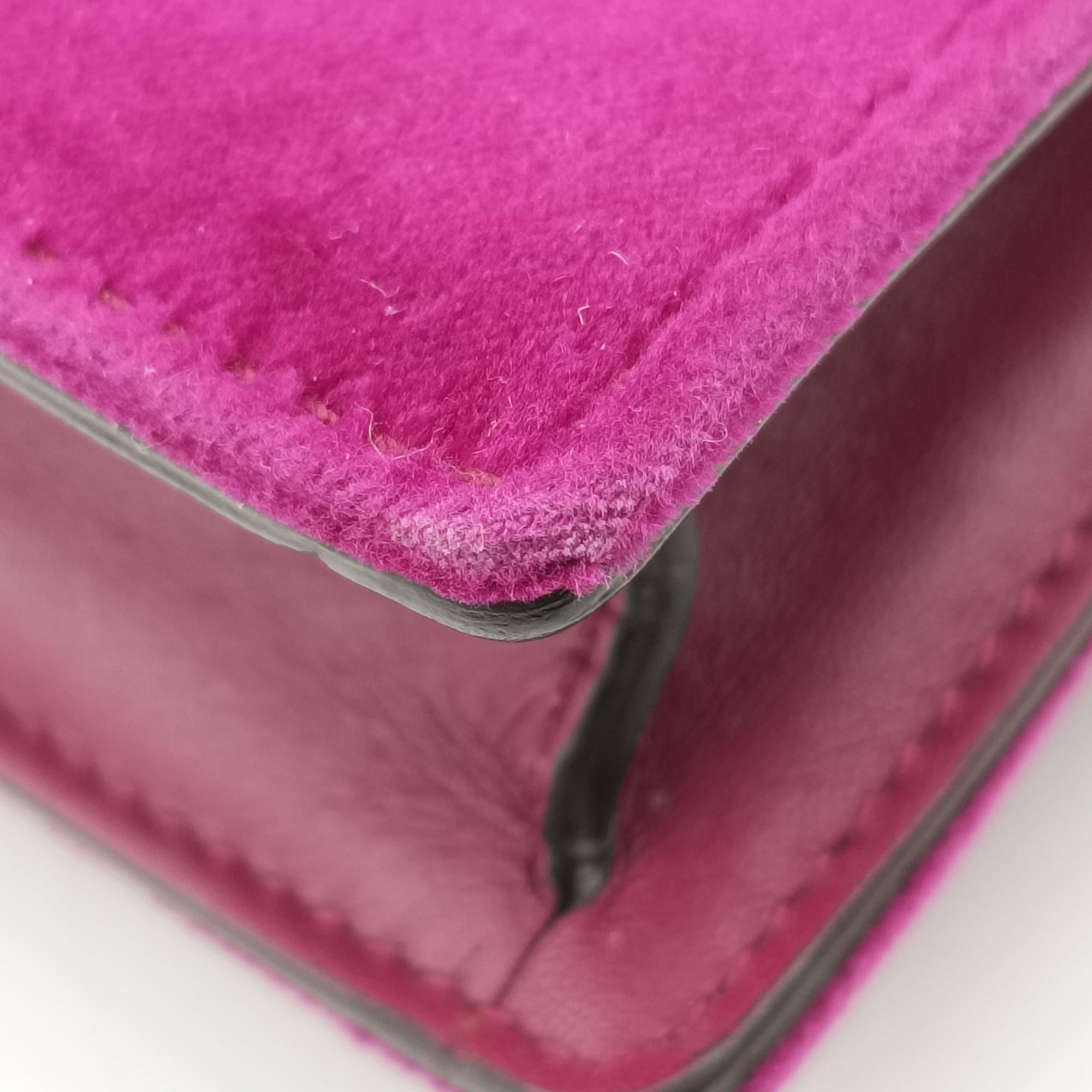 Secondhand Gucci Dionysus Purple velour×Leather 476432 shoulderbag | stylenewstar