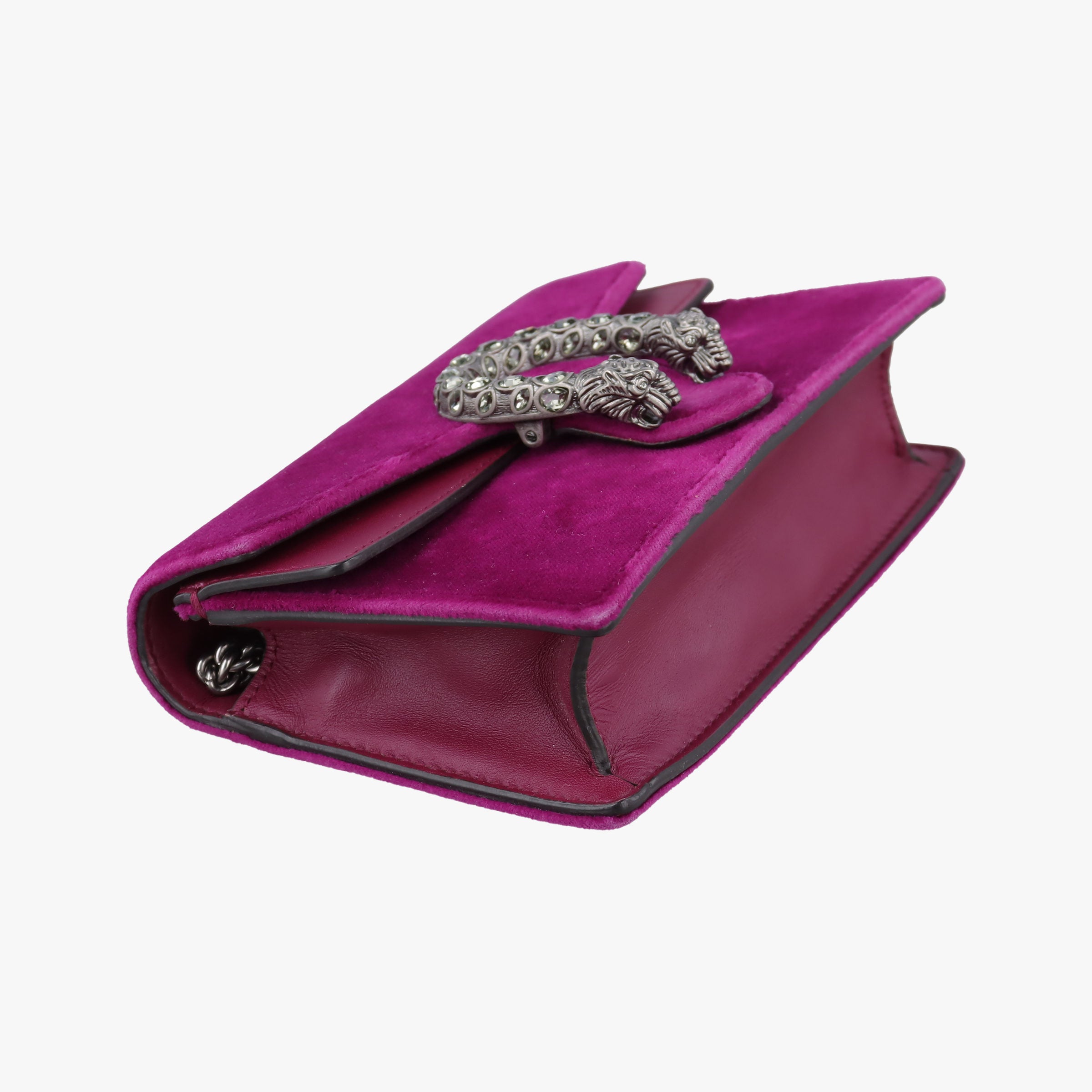Secondhand Gucci Dionysus Purple velour×Leather 476432 shoulderbag | stylenewstar